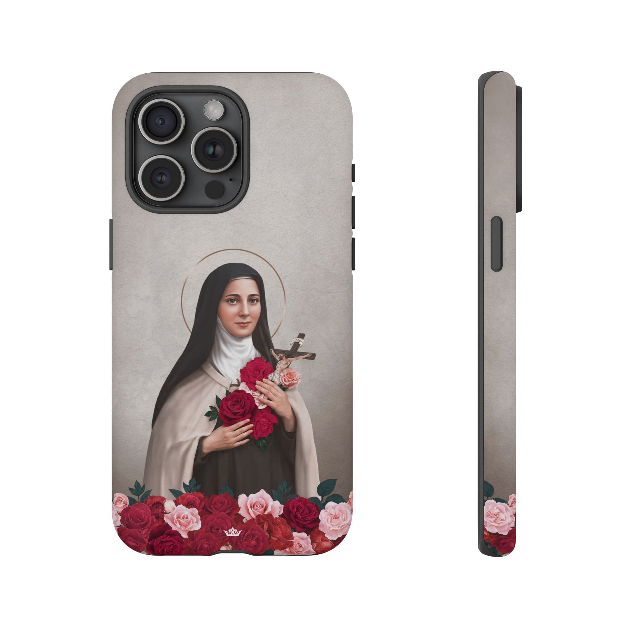 St. Therese of Lisieux Hard Phone Case (Light) Copyright VENXARA