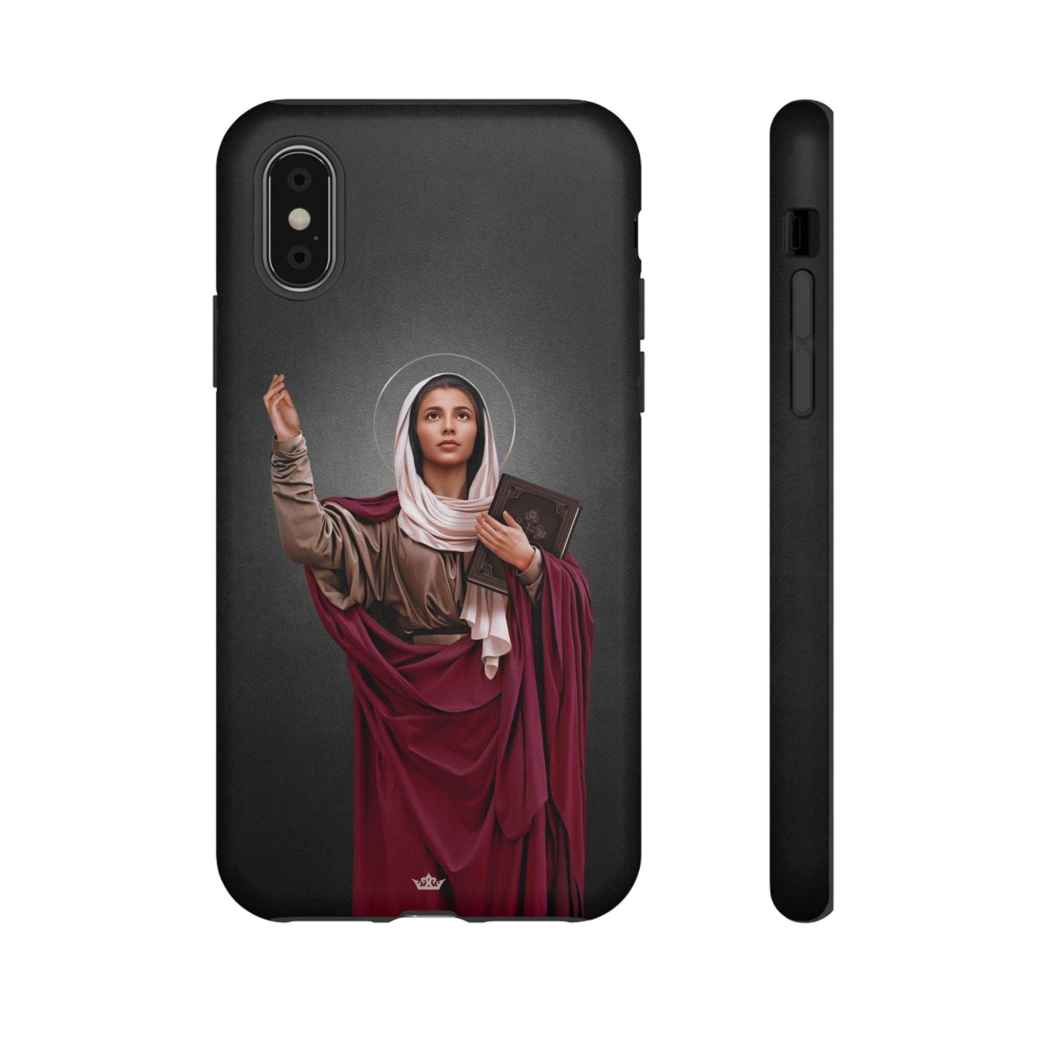 St. Monica Hard Phone Case (Dark)
