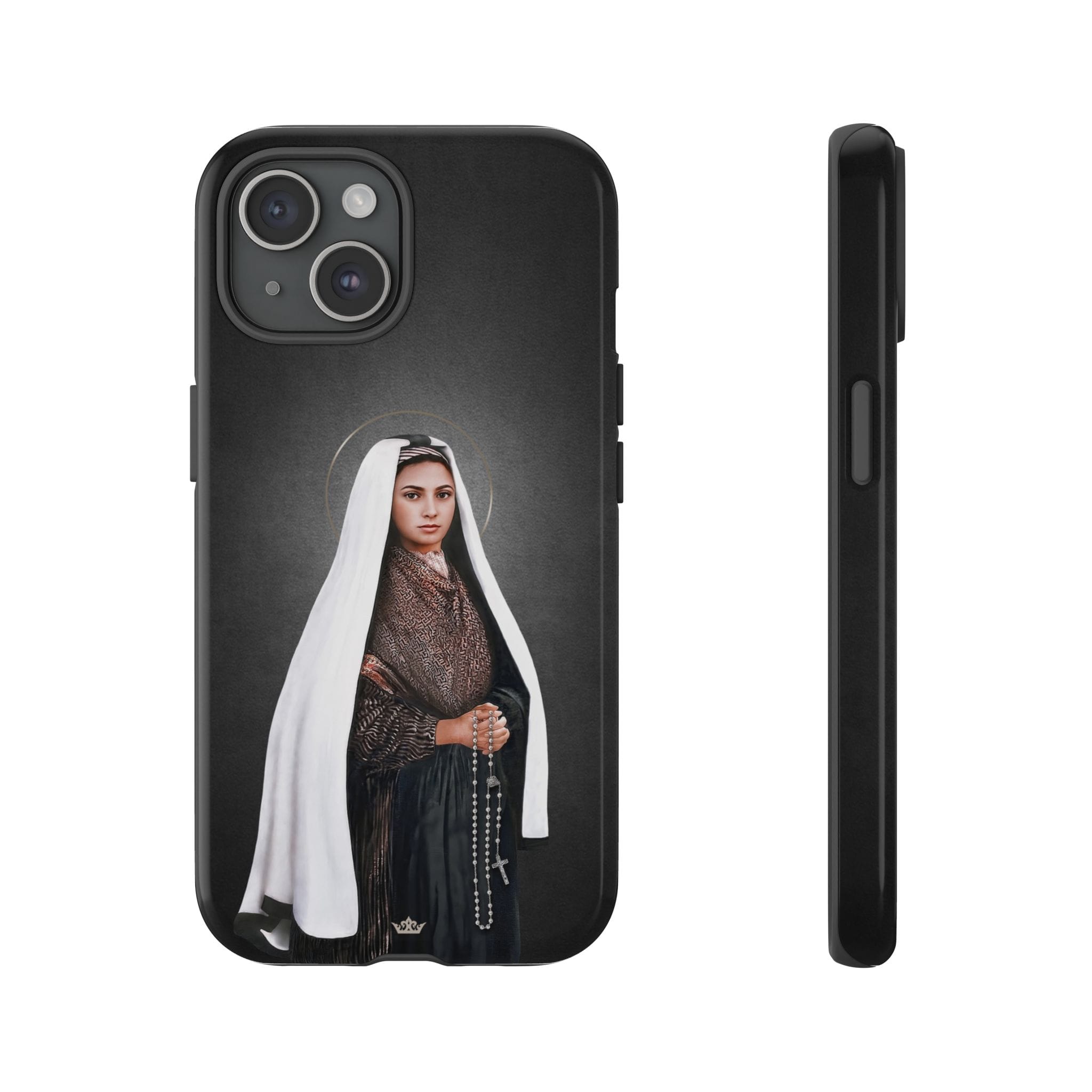 St. Bernadette Hard Phone Case (Dark) Copyright VENXARA