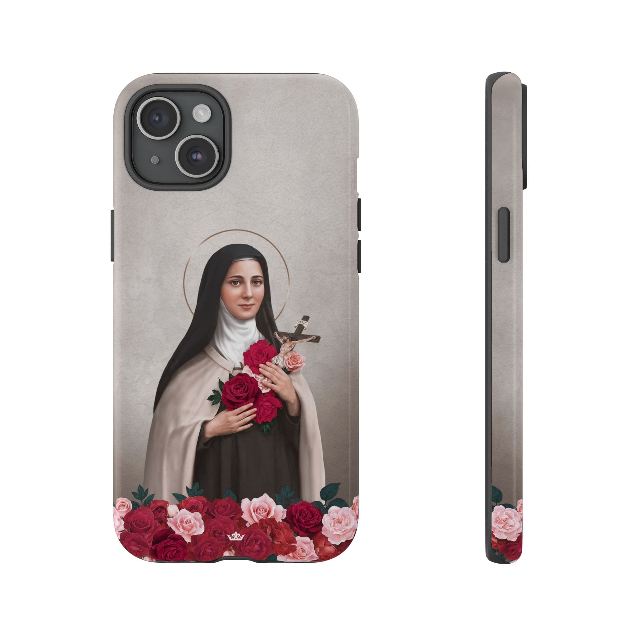 St. Therese of Lisieux Hard Phone Case (Light) Copyright VENXARA