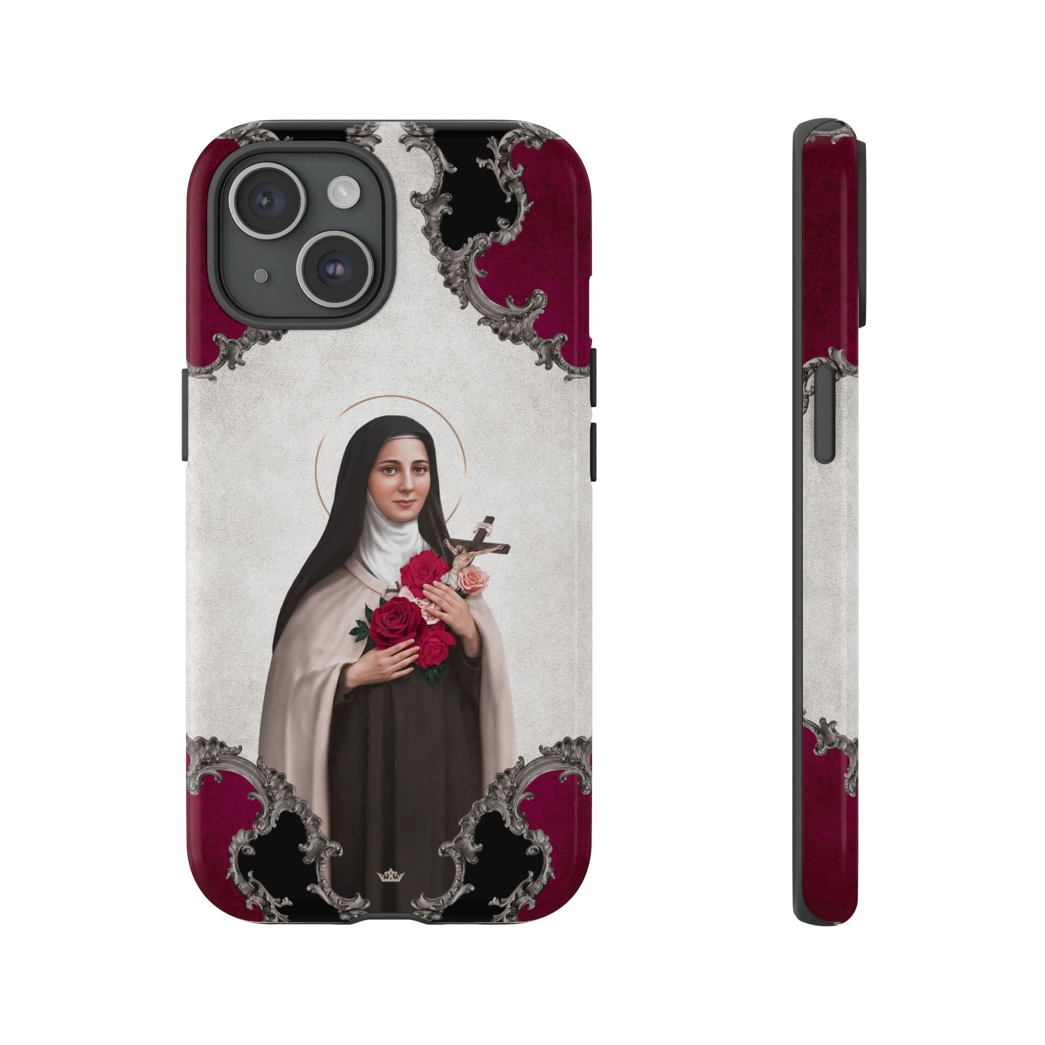 St. Therese of Lisieux Hard Phone Case (Baroque) Copyright VENXARA