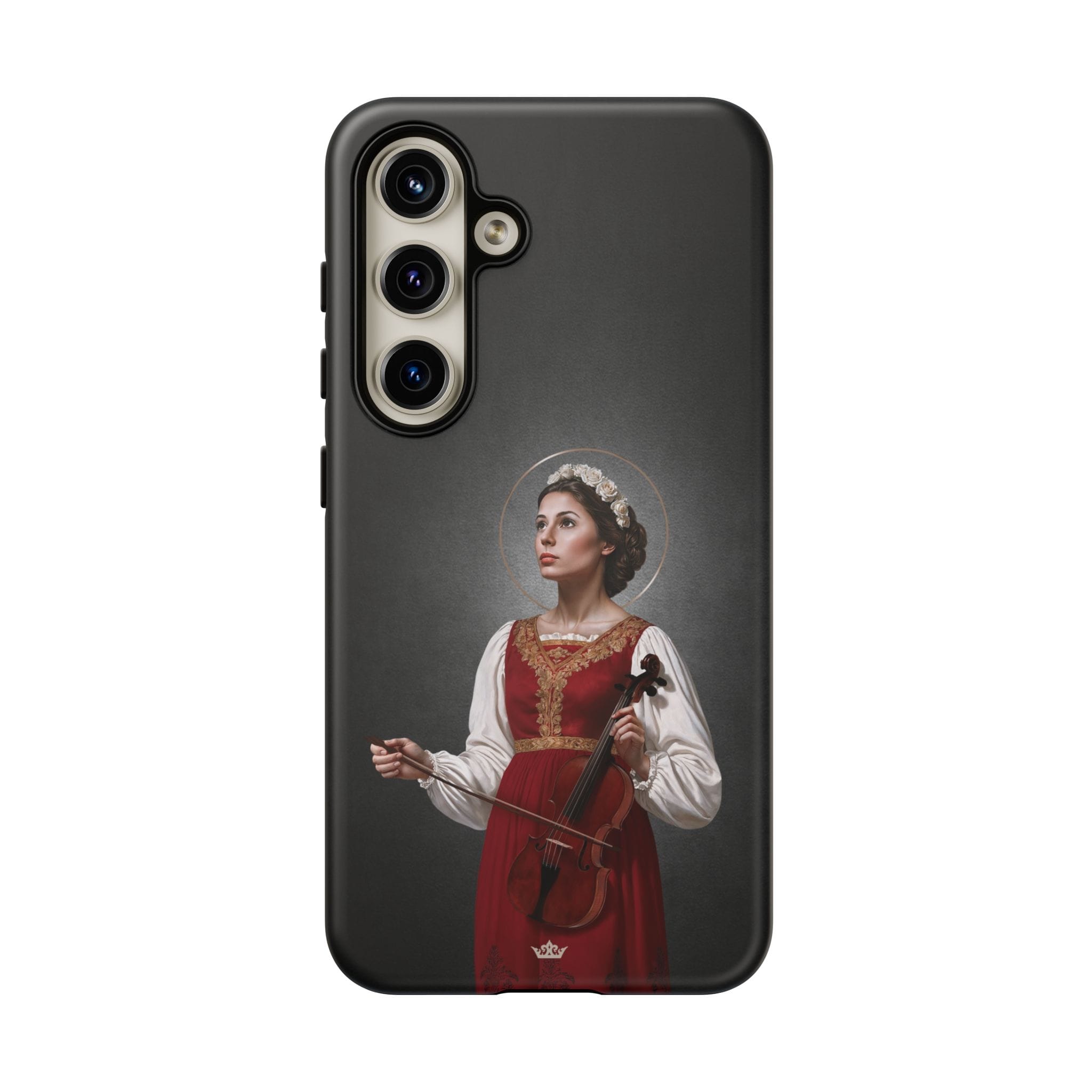 St. Cecilia Hard Phone Case (Dark) Copyright VENXARA