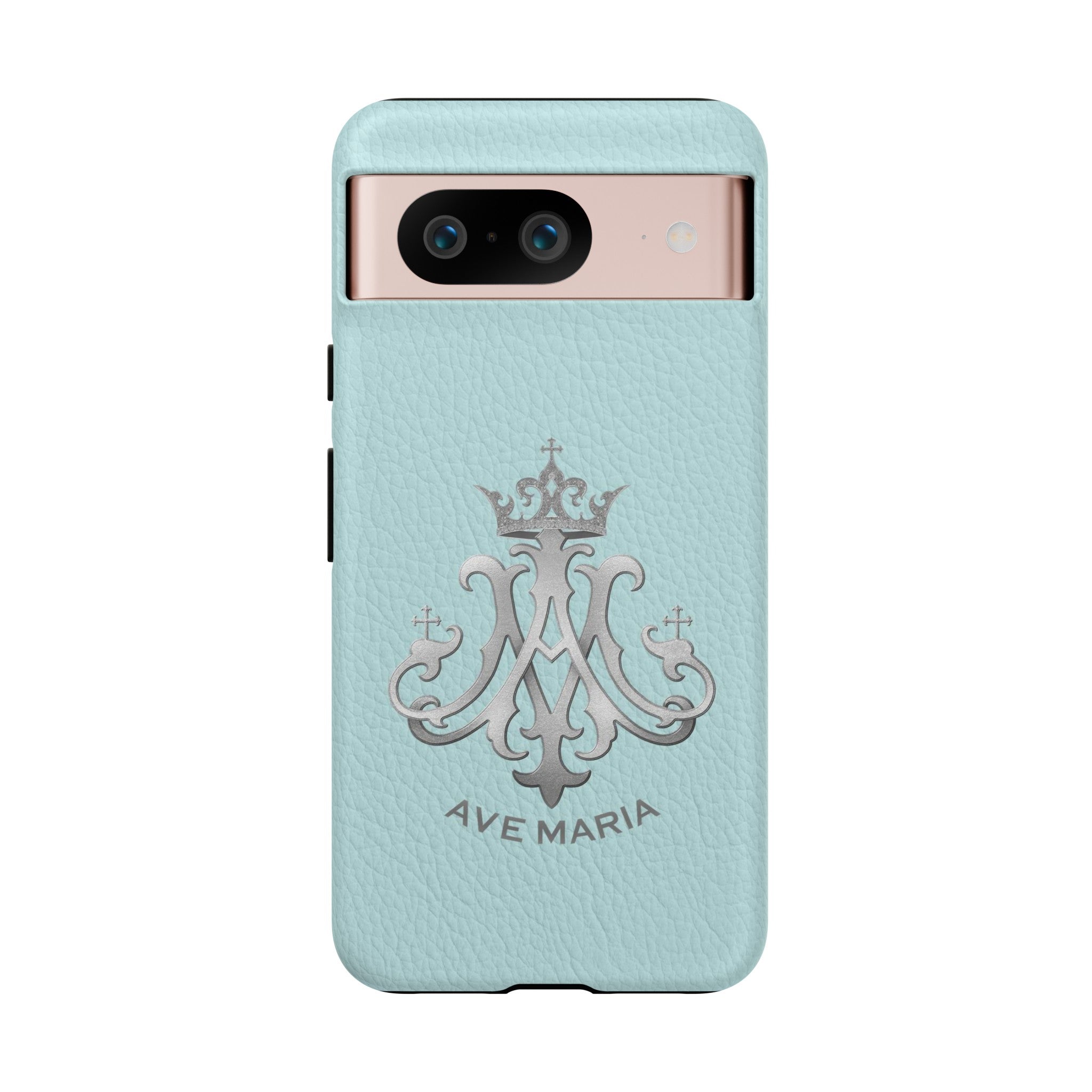 Ave Maria Hard Phone Case (Heavenly Blue)