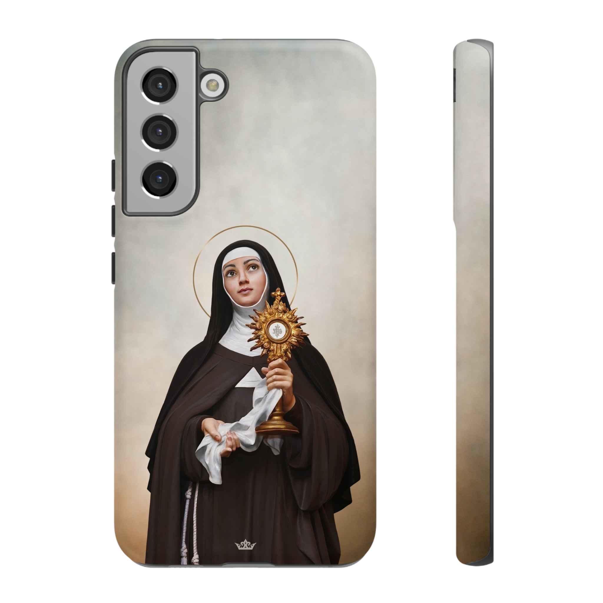 St. Clare of Assisi Hard Phone Case (Light)