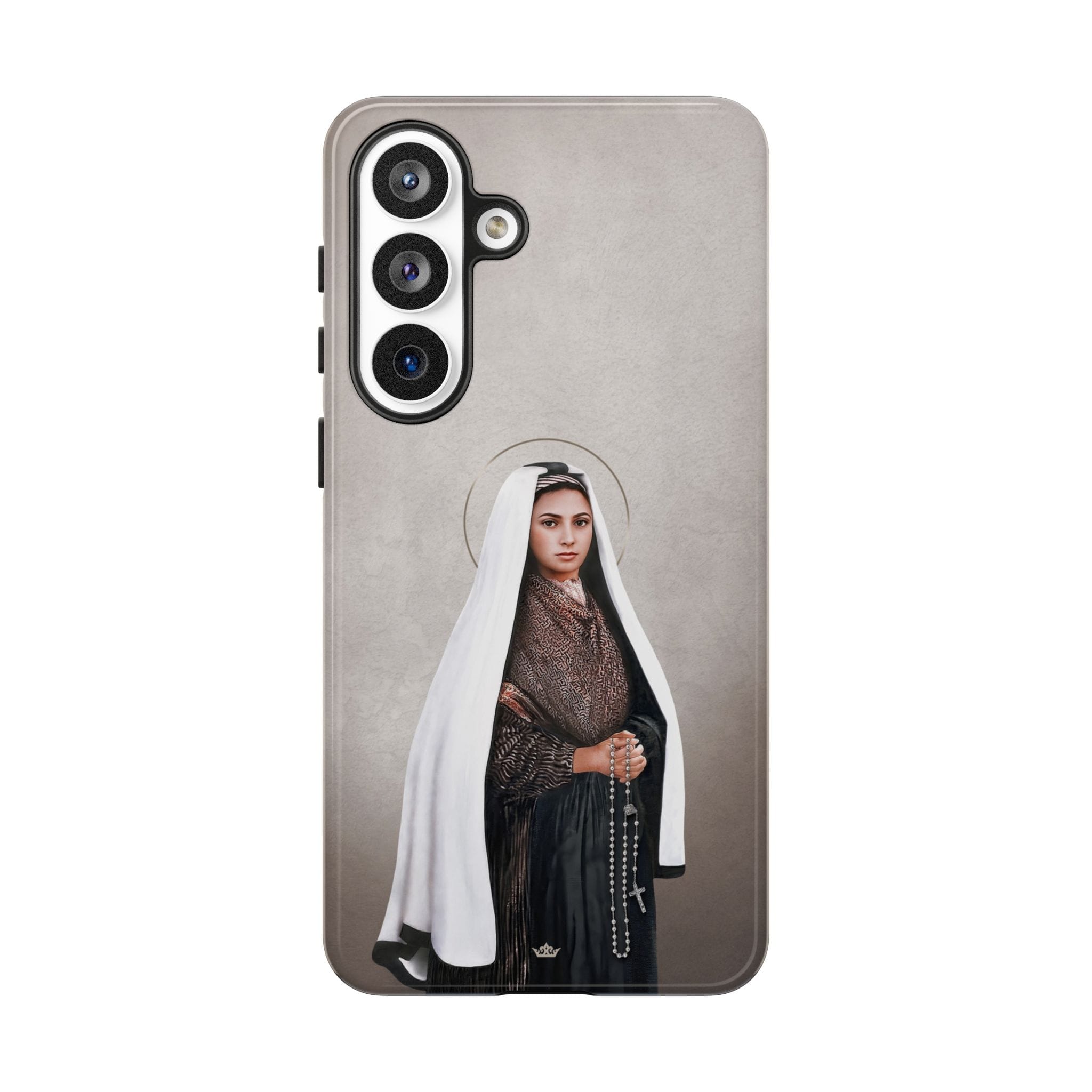 St. Bernadette Hard Phone Case (Light) Copyright VENXARA