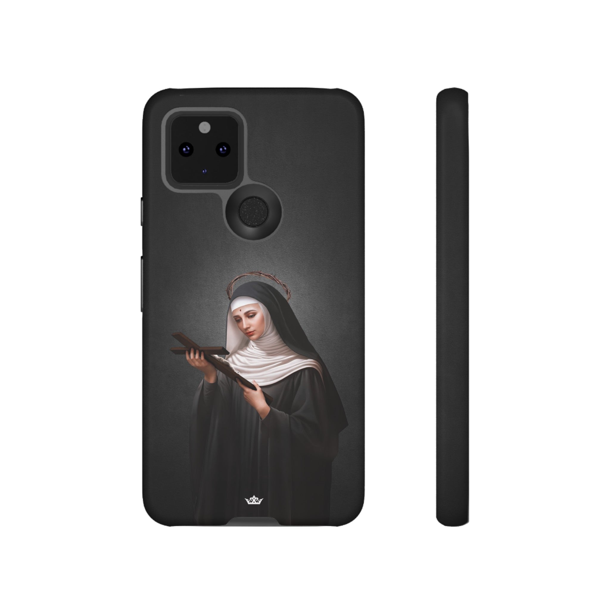 St. Rita of Cascia Hard Phone Case (Dark)