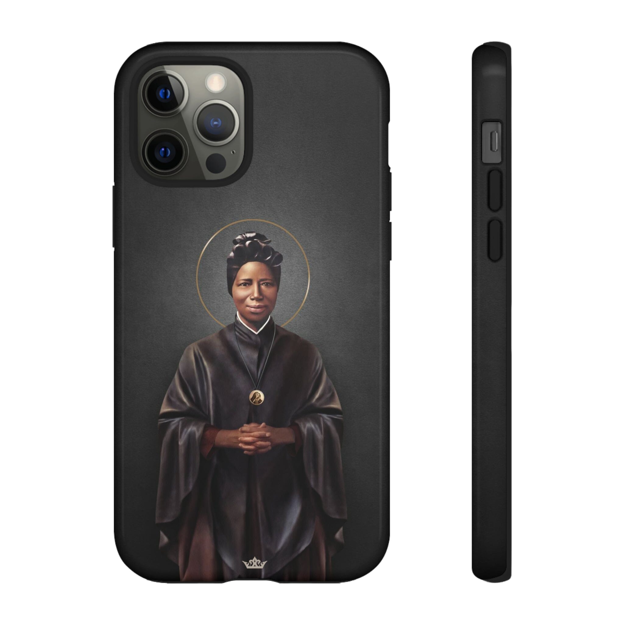 St. Josephine Bakhita Hard Phone Case (Dark)