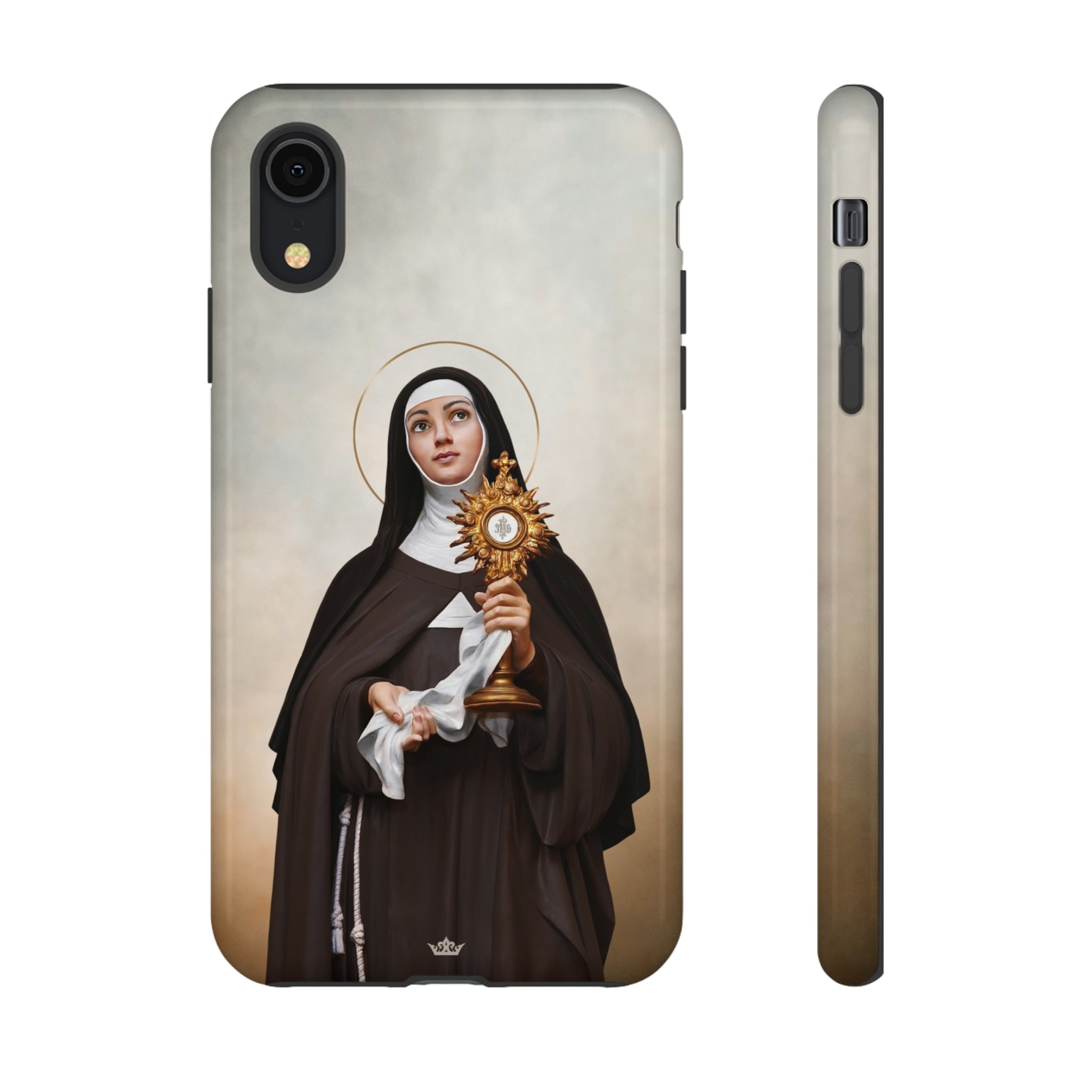 St. Clare of Assisi Hard Phone Case (Light)