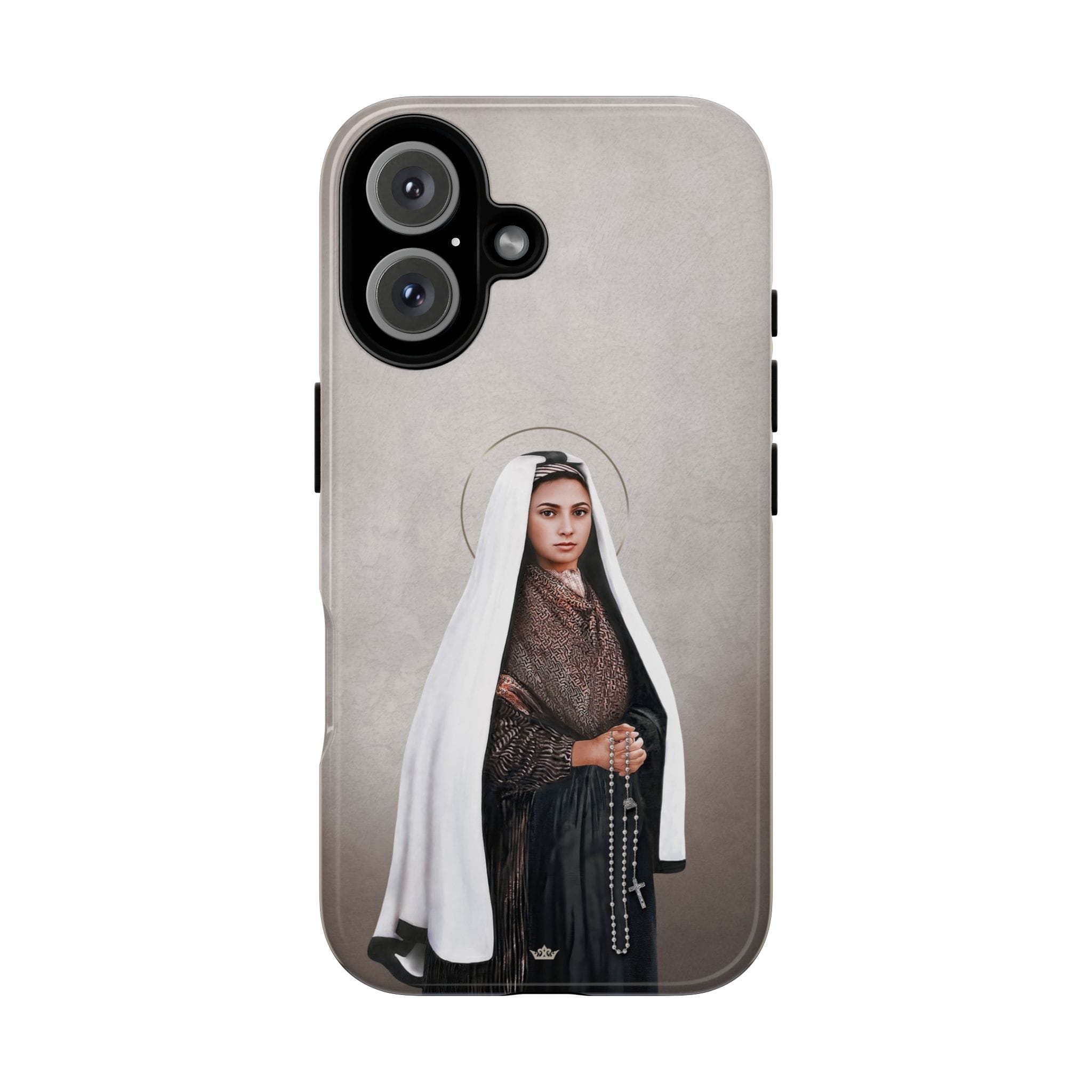 St. Bernadette Hard Phone Case (Light) Copyright VENXARA