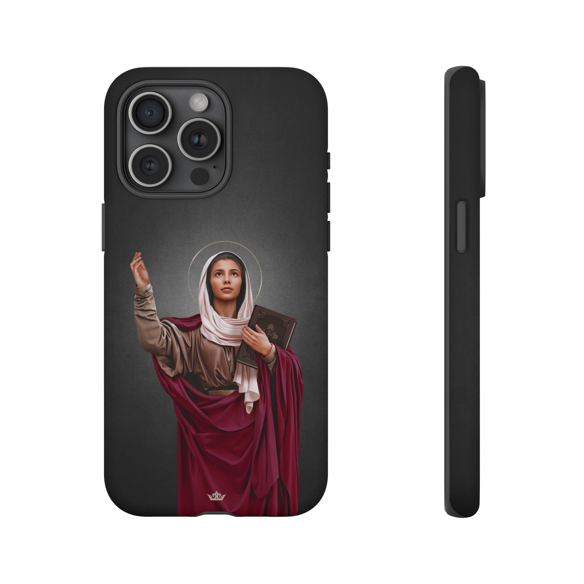 St. Monica Hard Phone Case (Dark)
