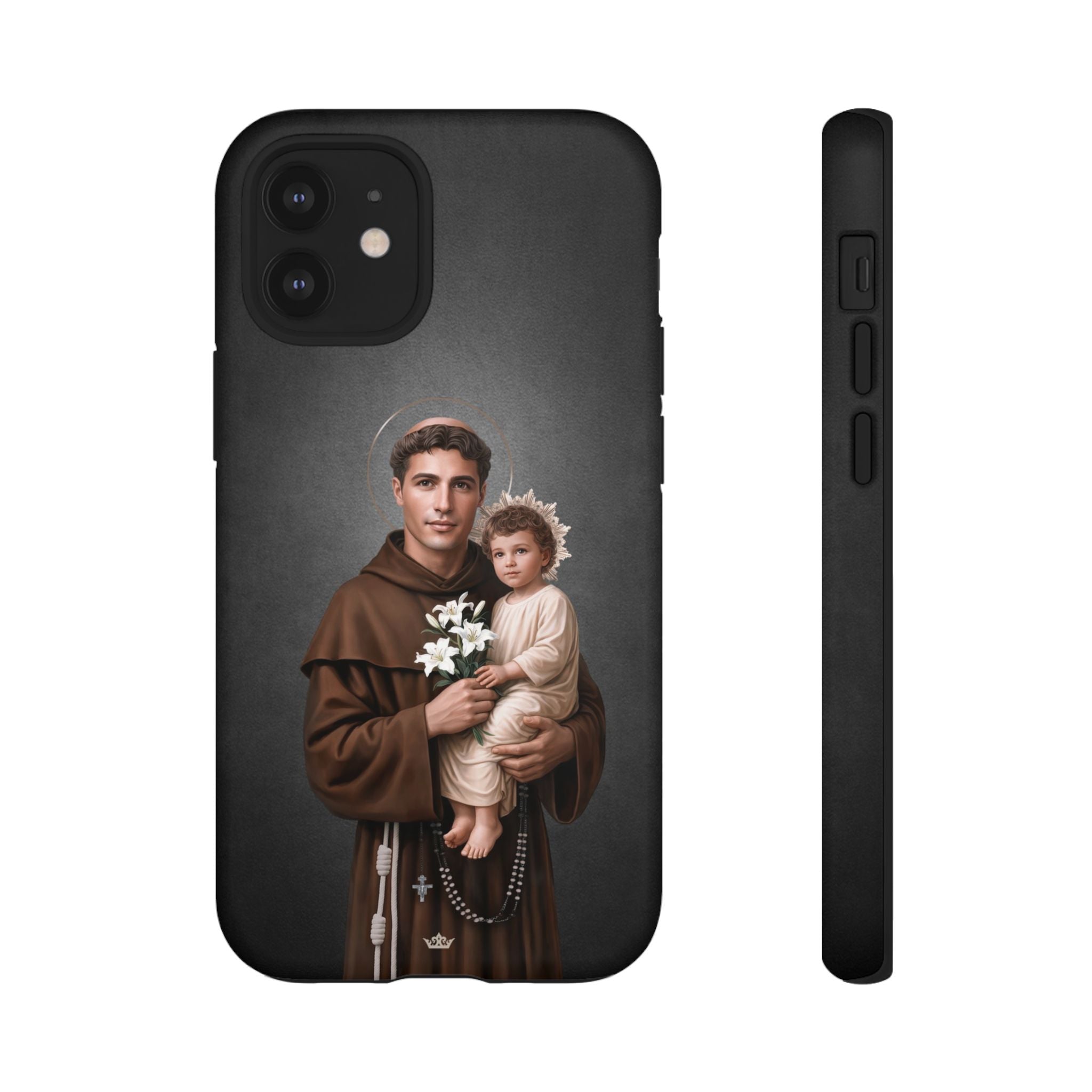 St. Anthony of Padua Hard Phone Case (Dark)