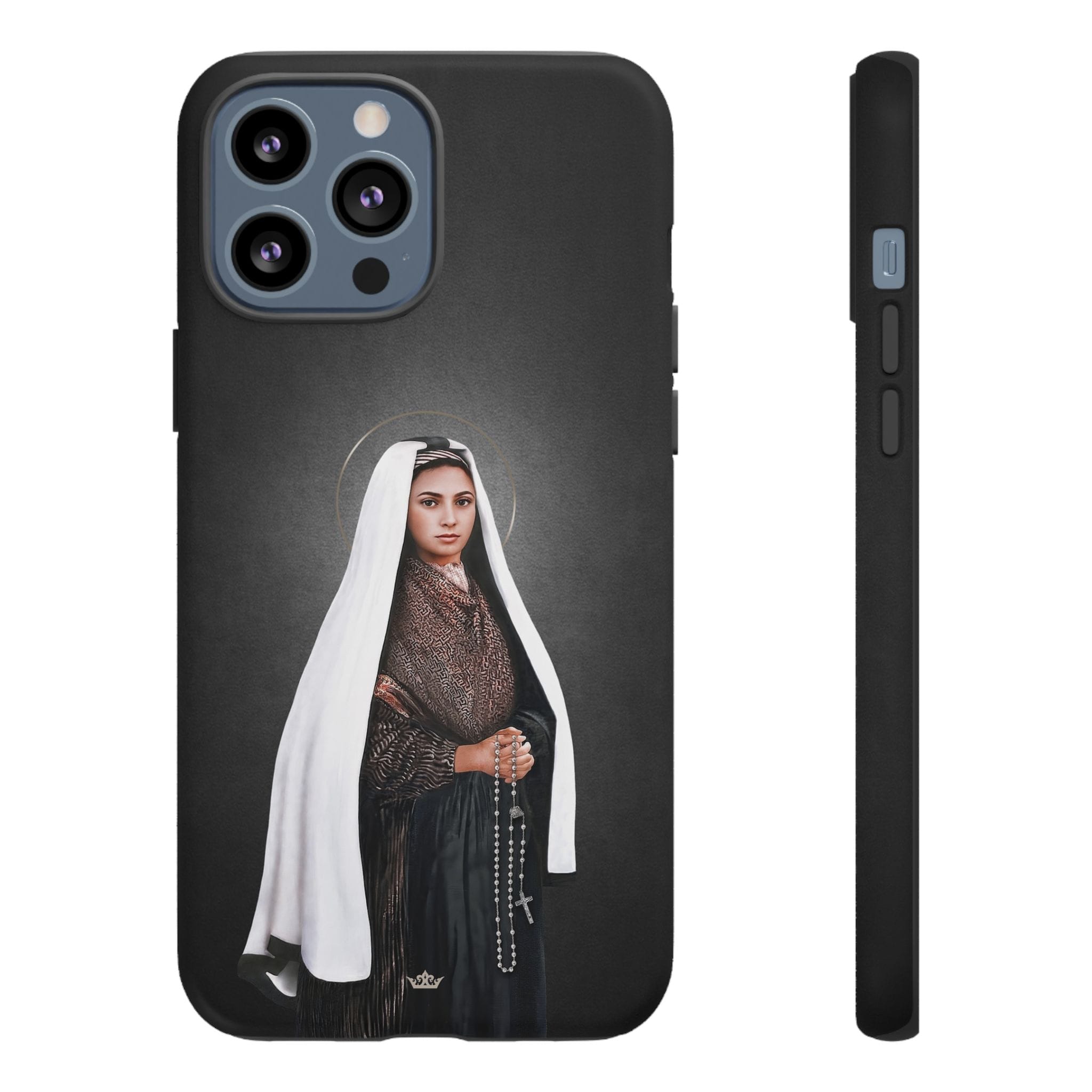 St. Bernadette Hard Phone Case (Dark) Copyright VENXARA