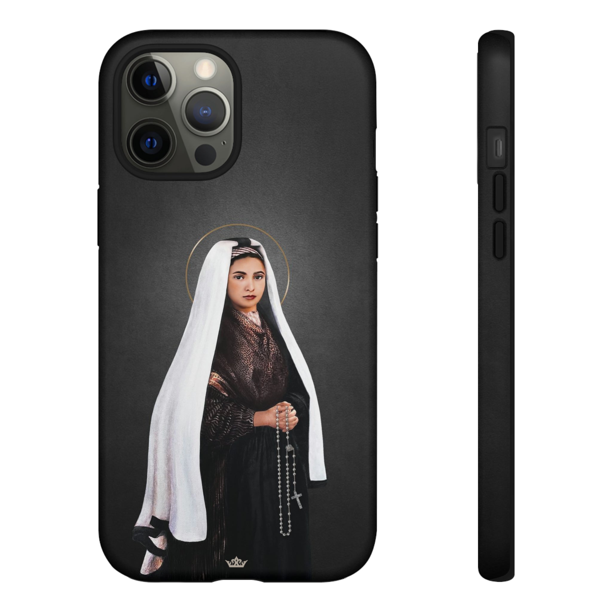 St. Bernadette Hard Phone Case (Dark)