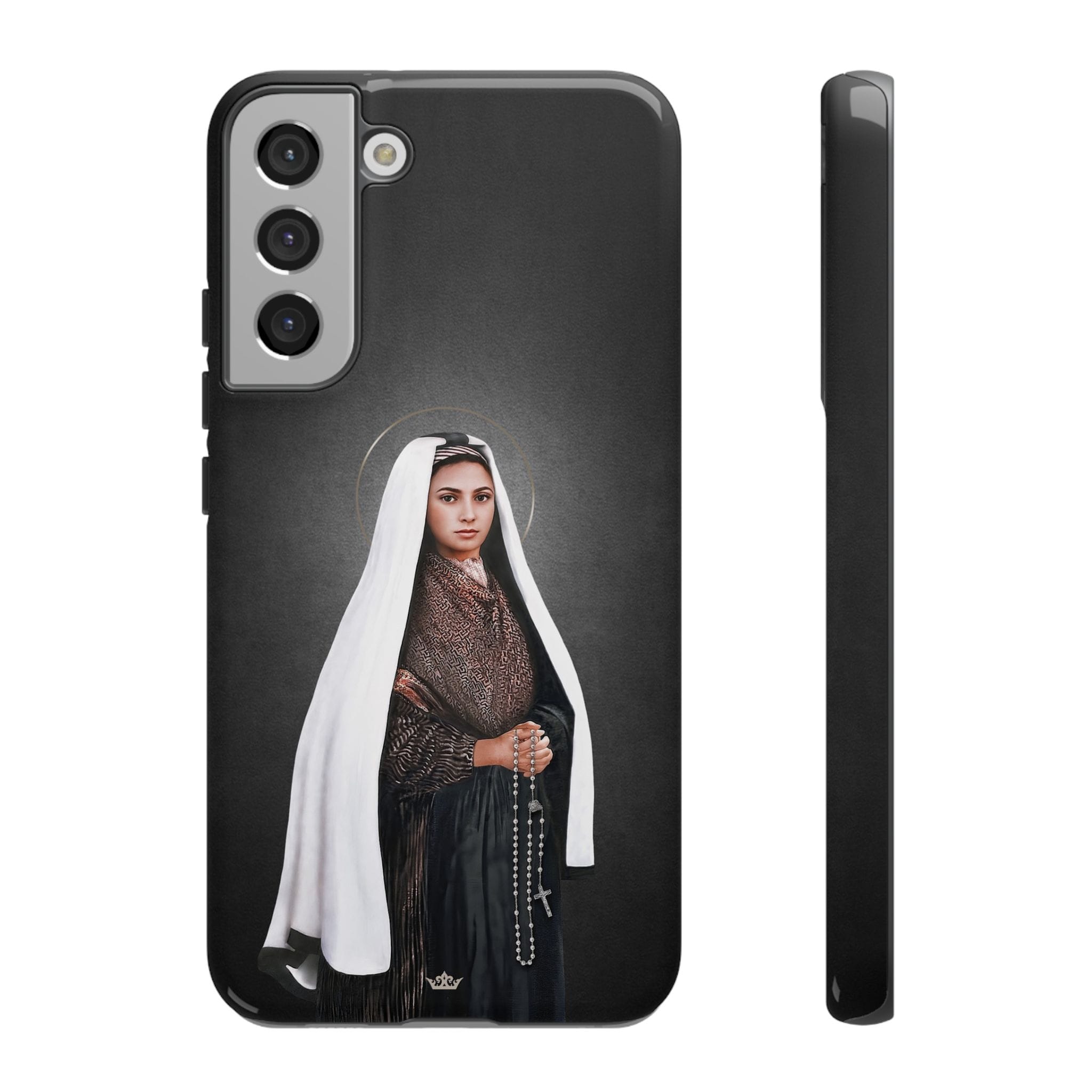 St. Bernadette Hard Phone Case (Dark) Copyright VENXARA