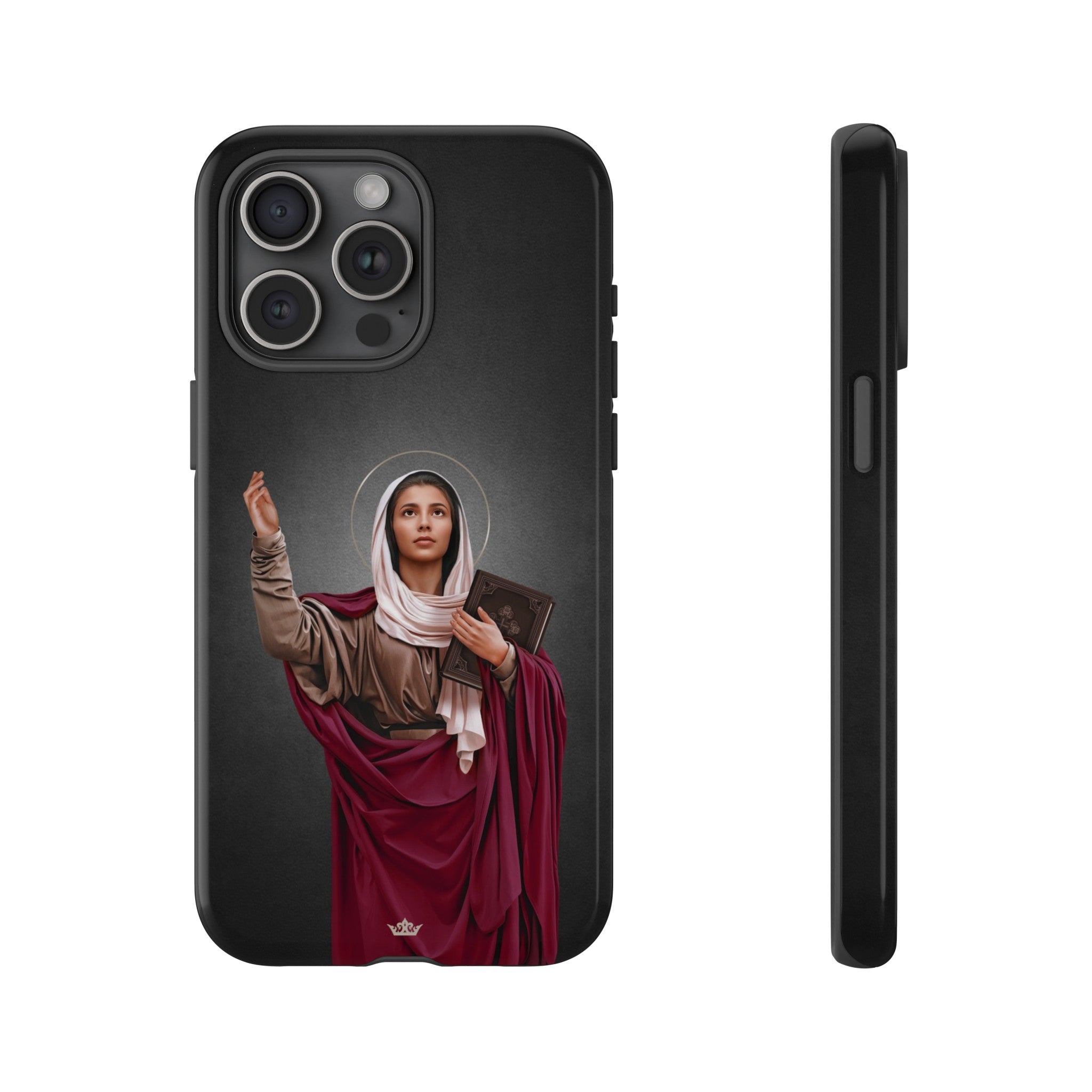 St. Monica Hard Phone Case (Dark)