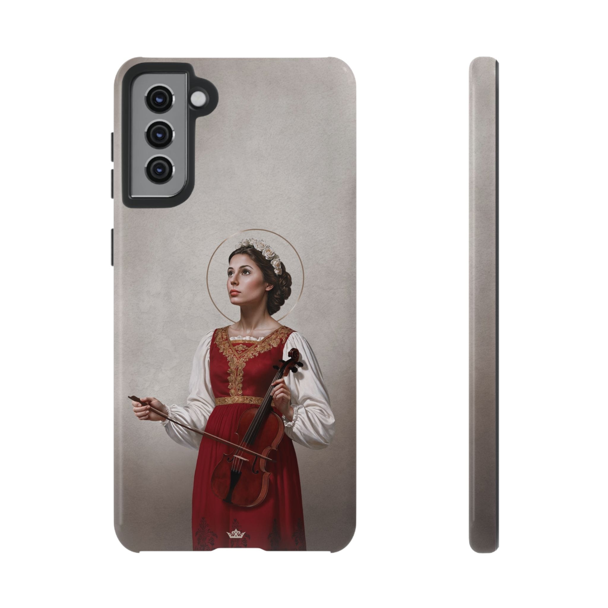 St. Cecilia Hard Phone Case (Light) Copyright VENXARA