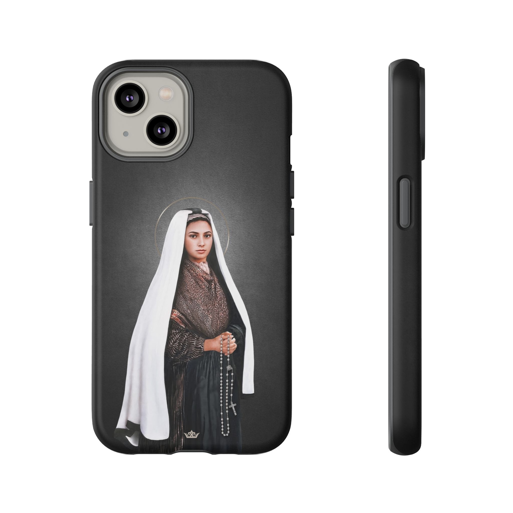 St. Bernadette Hard Phone Case (Dark) Copyright VENXARA