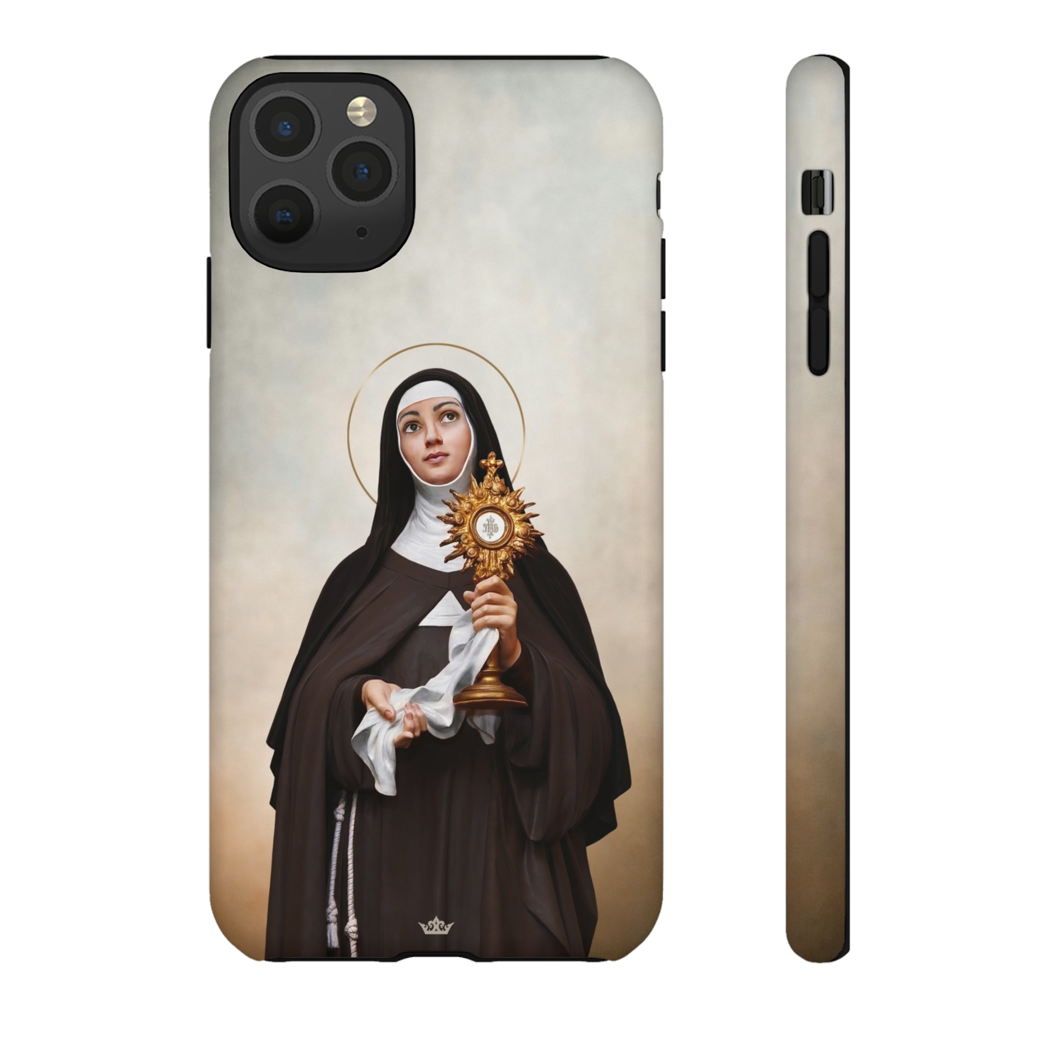 St. Clare of Assisi Hard Phone Case (Light)