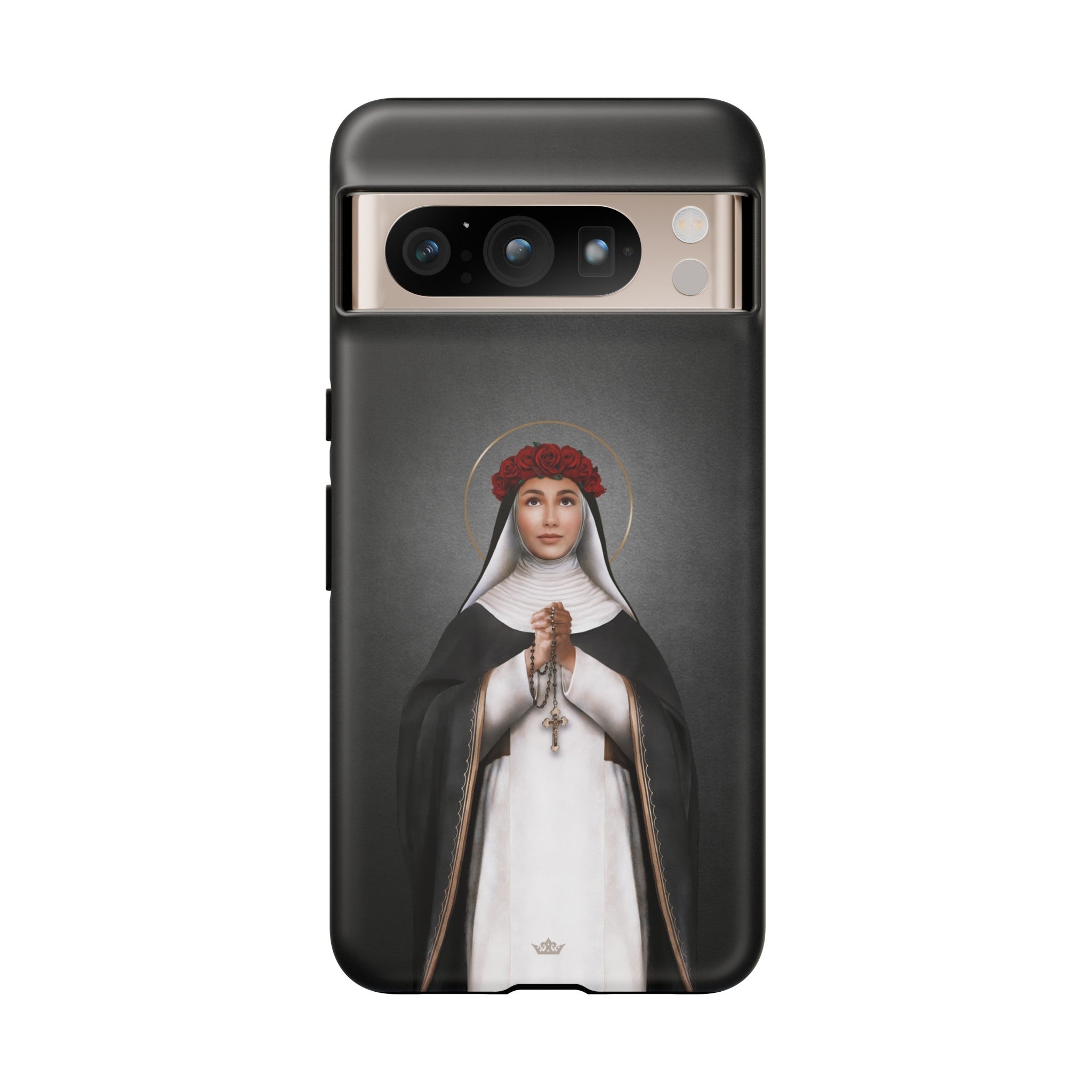St. Rose of Lima Hard Phone Case (Dark)