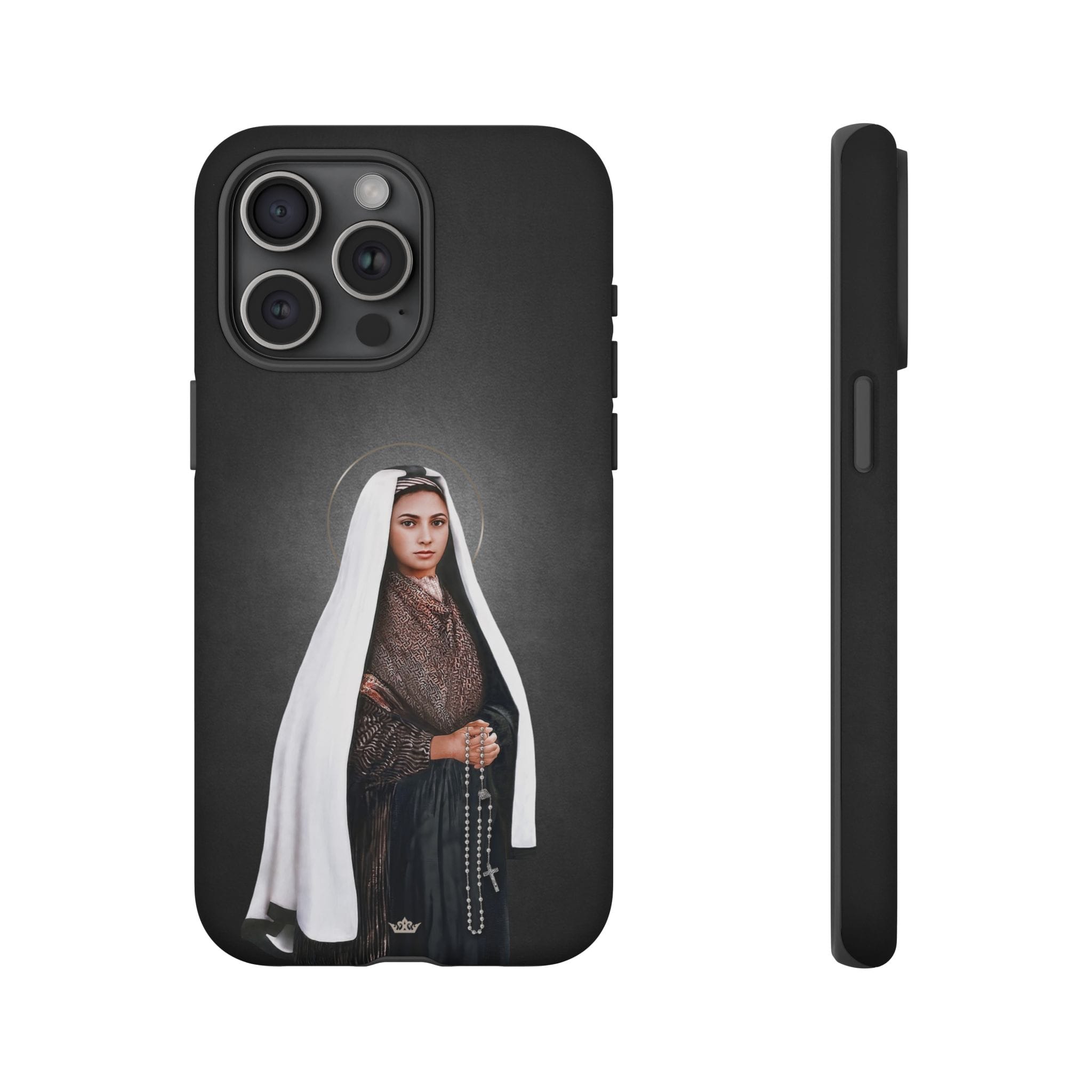 St. Bernadette Hard Phone Case (Dark) Copyright VENXARA