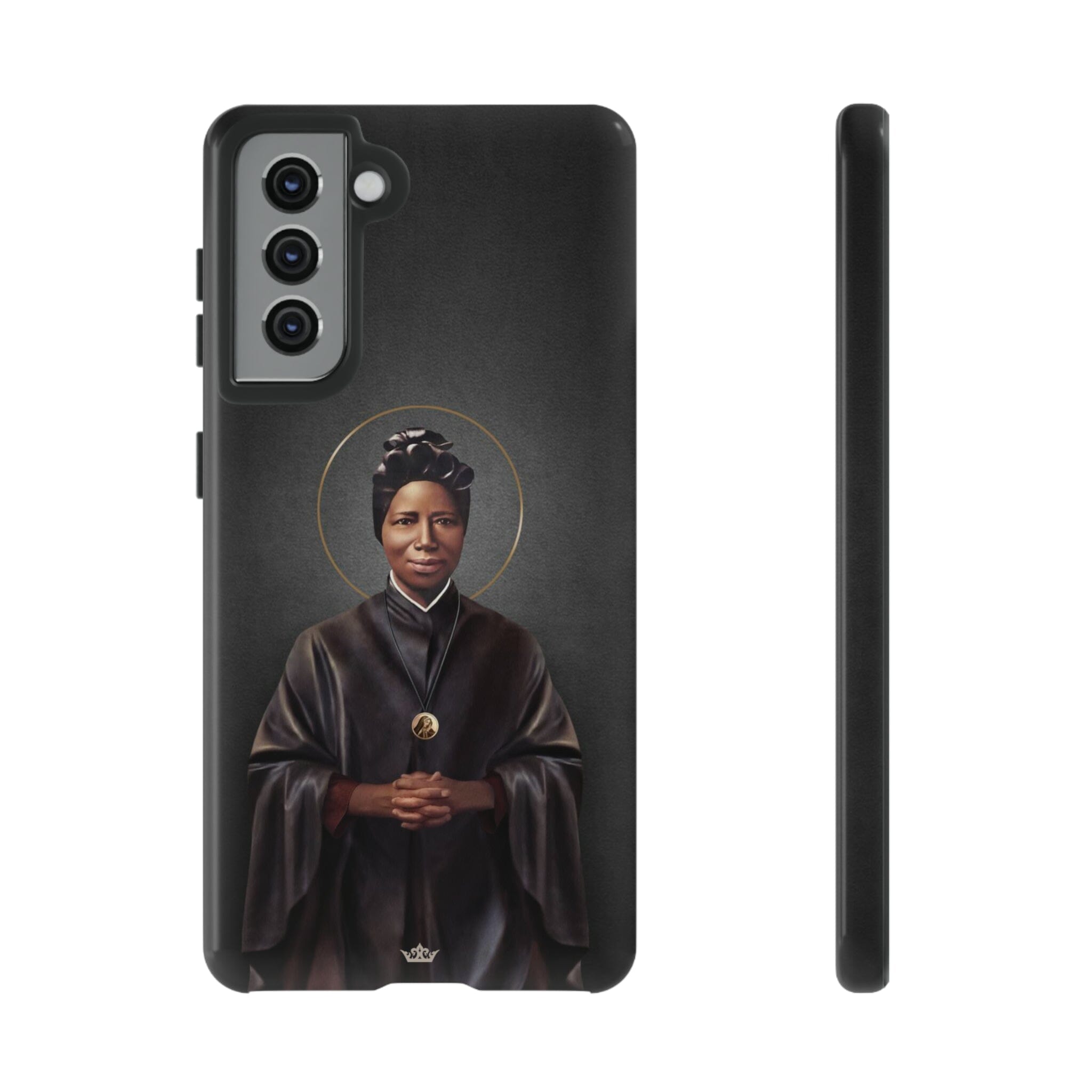 St. Josephine Bakhita Hard Phone Case (Dark)