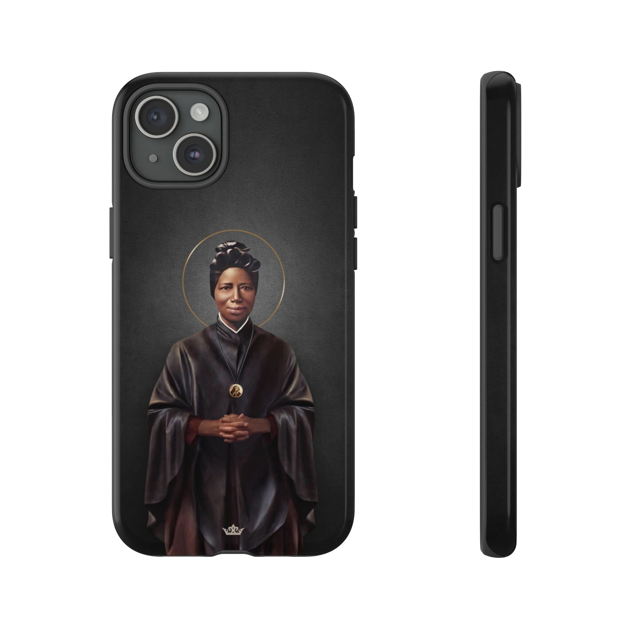 St. Josephine Bakhita Hard Phone Case (Dark)