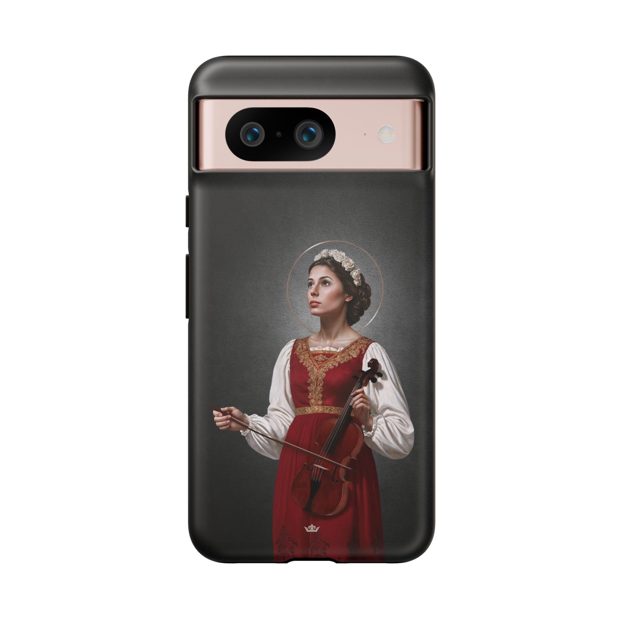St. Cecilia Hard Phone Case (Dark) Copyright VENXARA