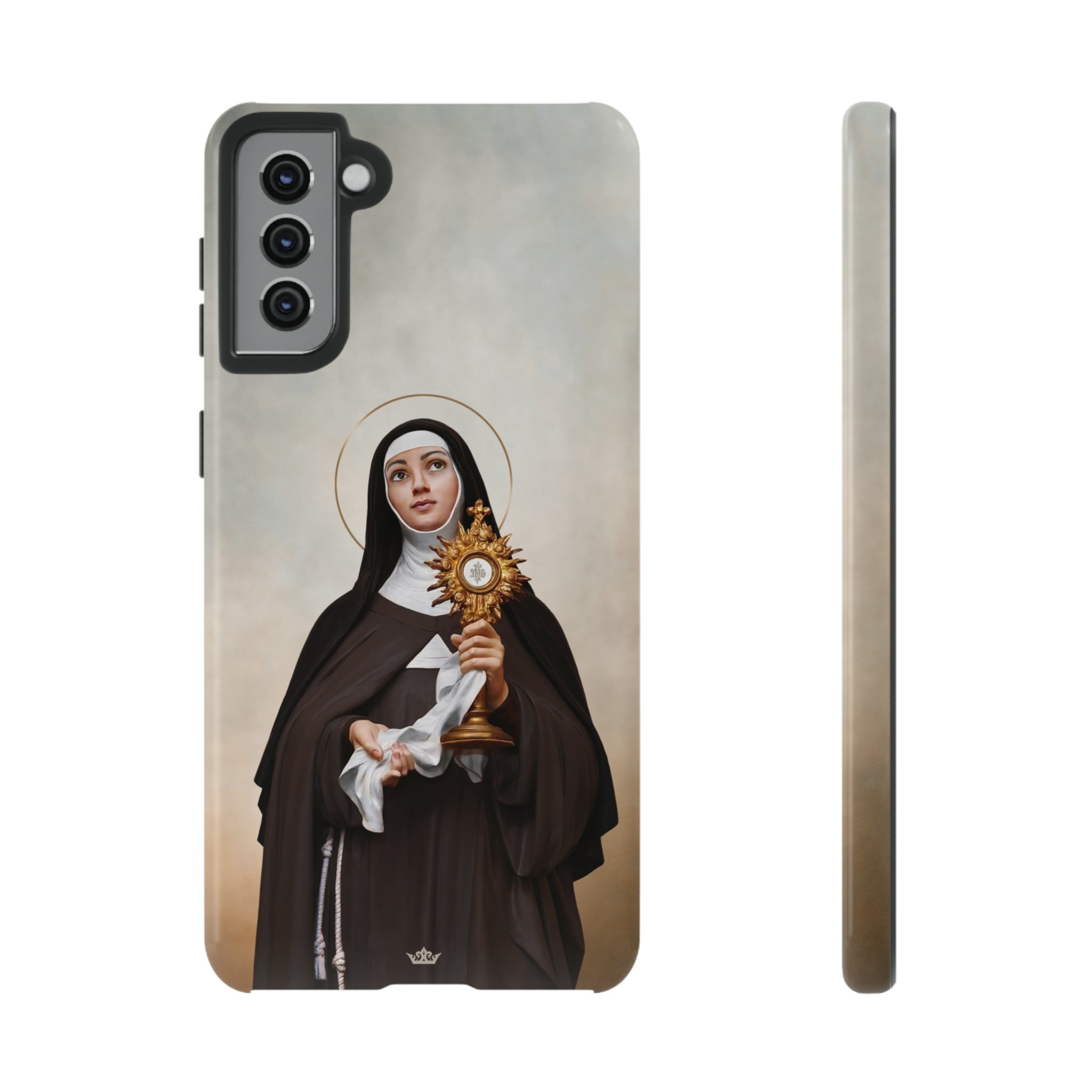 St. Clare of Assisi Hard Phone Case (Light)