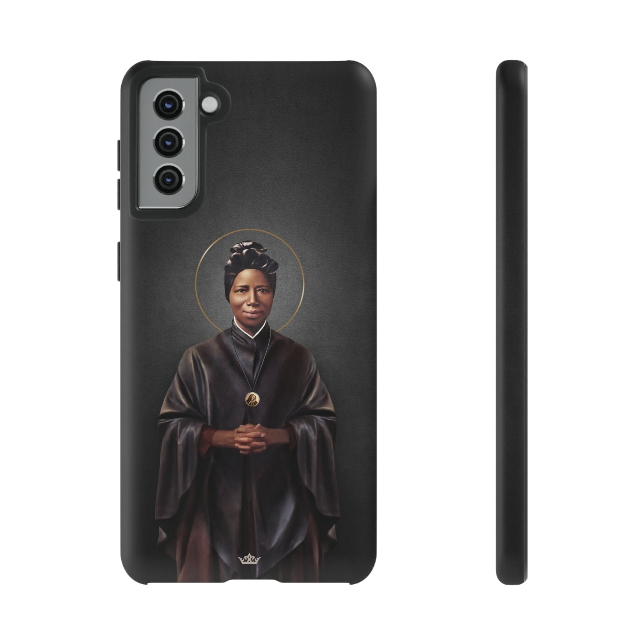 St. Josephine Bakhita Hard Phone Case (Dark)