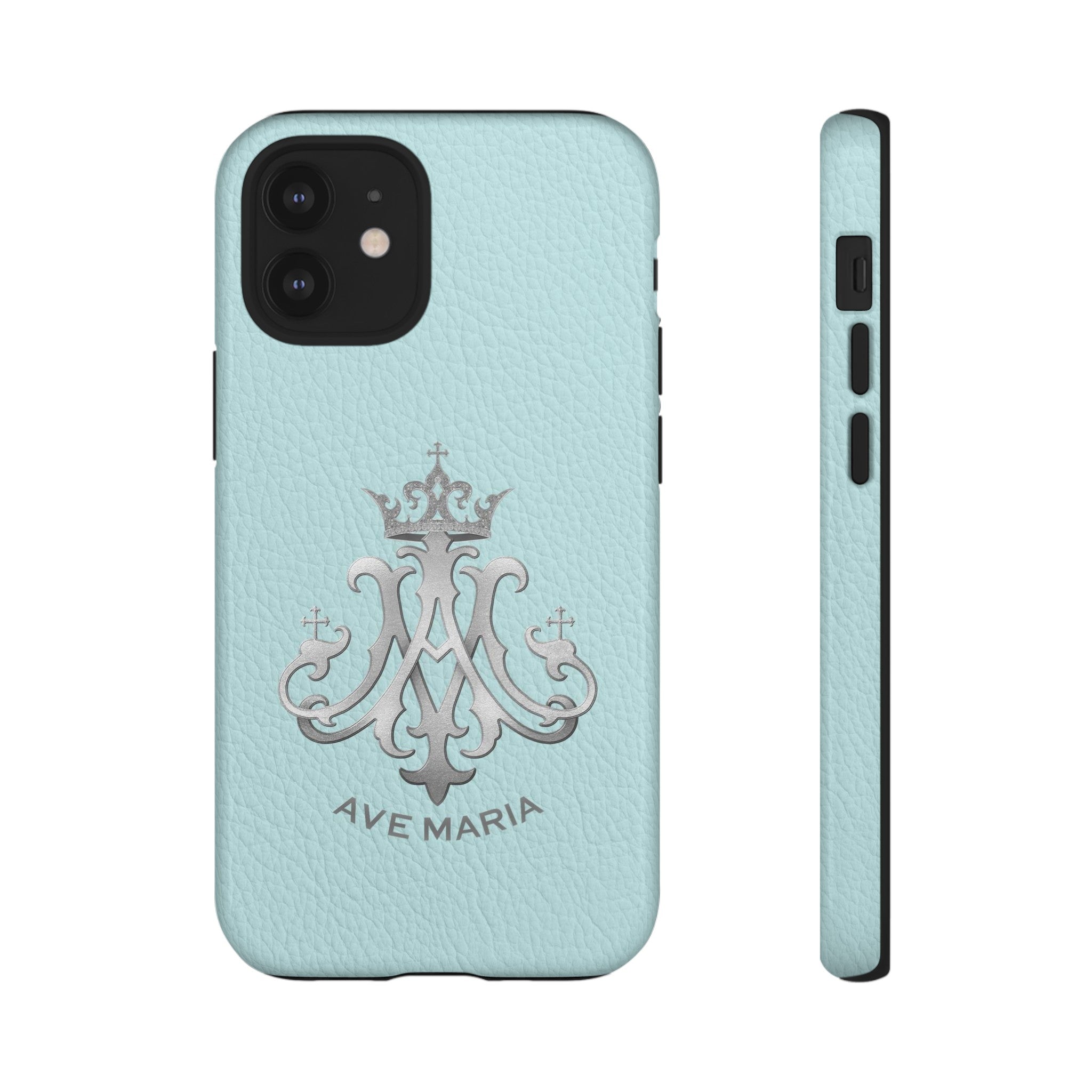 Ave Maria Hard Phone Case (Heavenly Blue)