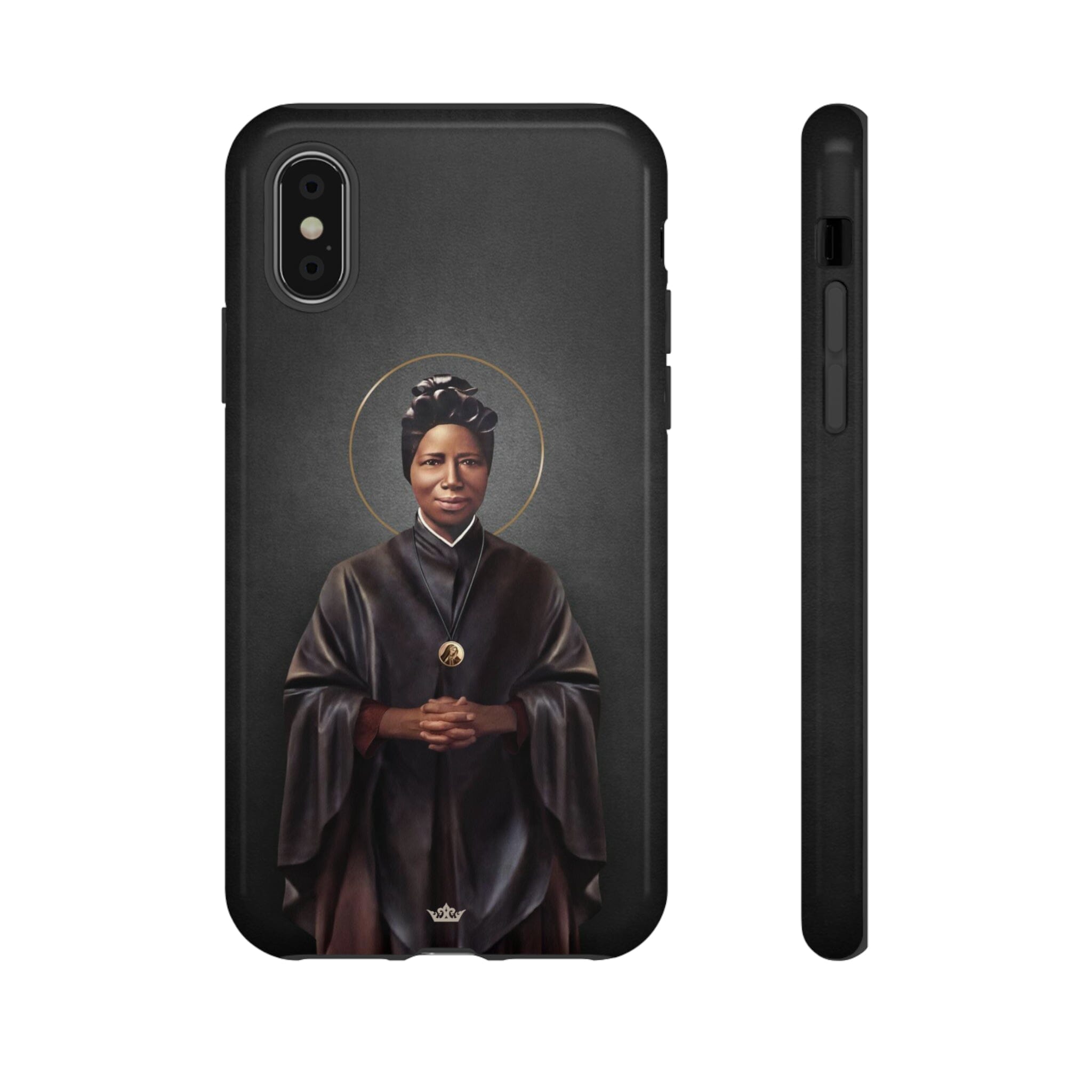 St. Josephine Bakhita Hard Phone Case (Dark)