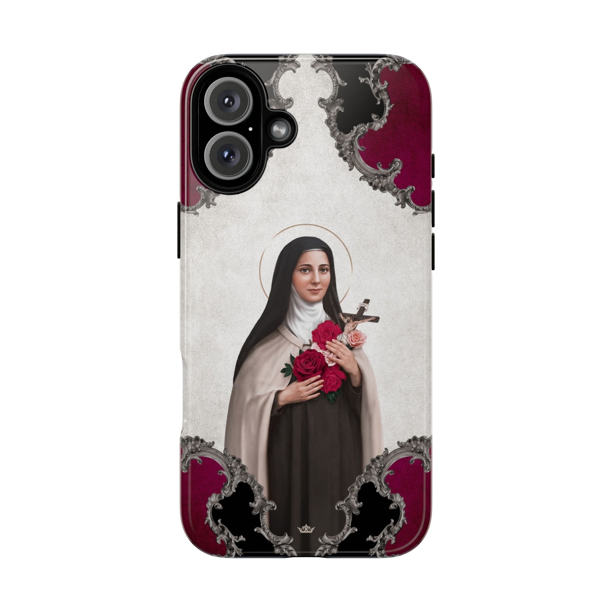 St. Therese of Lisieux Hard Phone Case (Baroque) Copyright VENXARA