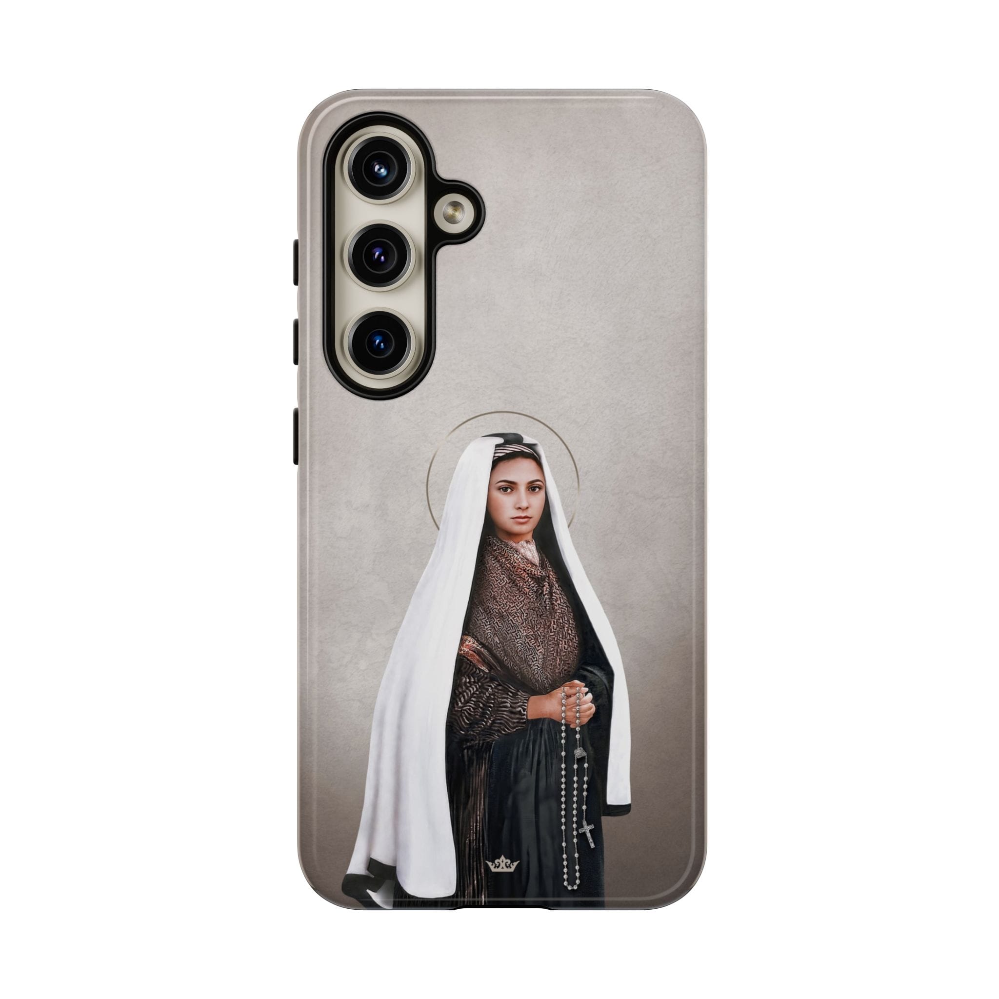 St. Bernadette Hard Phone Case (Light) Copyright VENXARA
