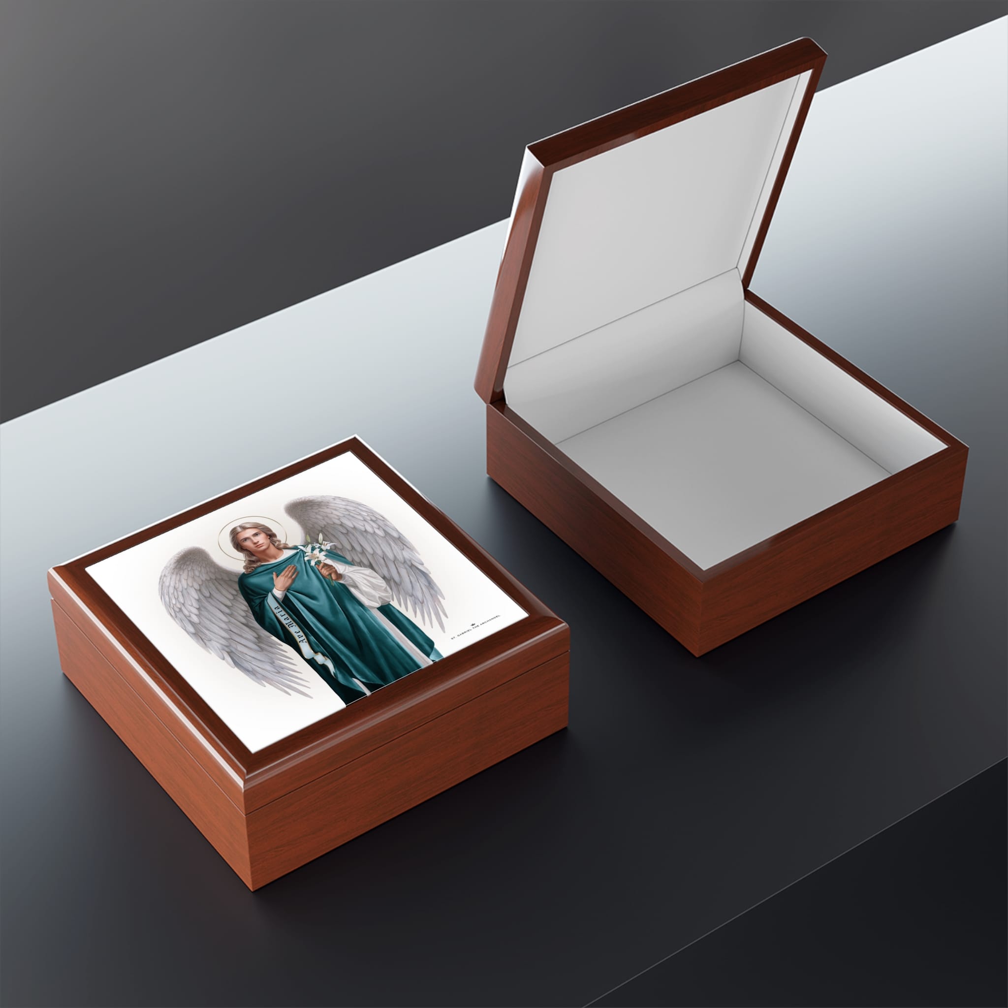 St. Gabriel the Archangel Keepsake Box Copyright VENXARA