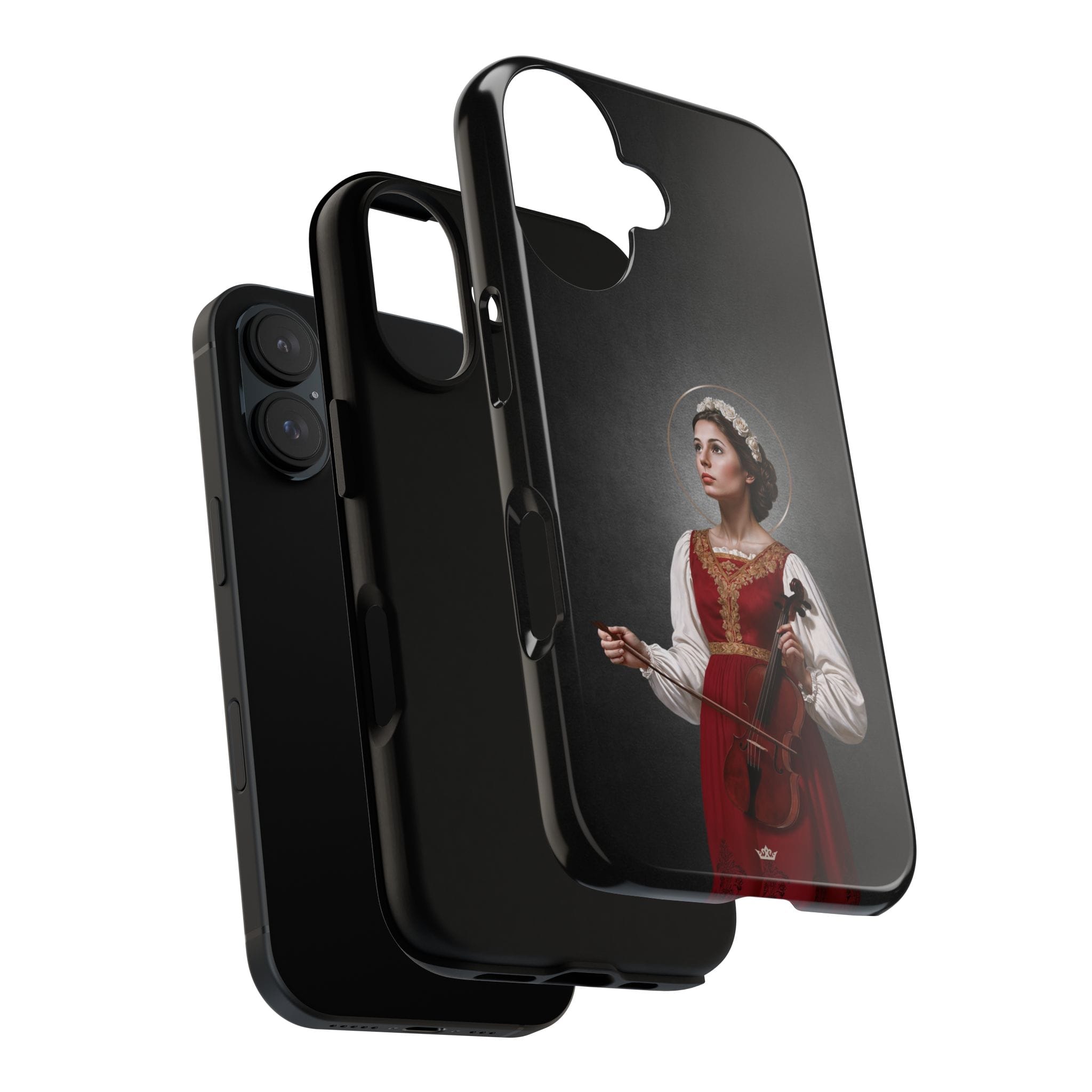 St. Cecilia Hard Phone Case (Dark) Copyright VENXARA