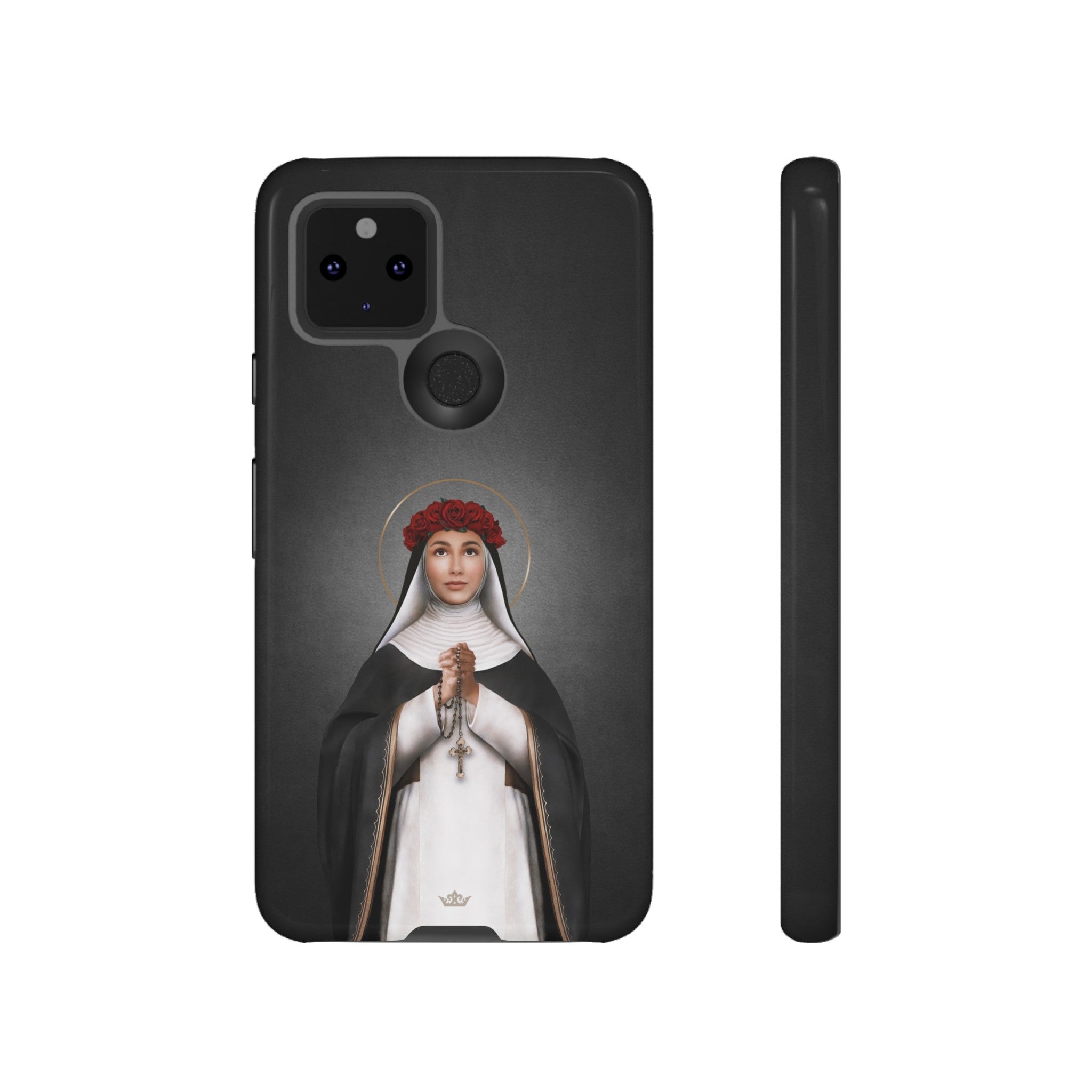 St. Rose of Lima Hard Phone Case (Dark)