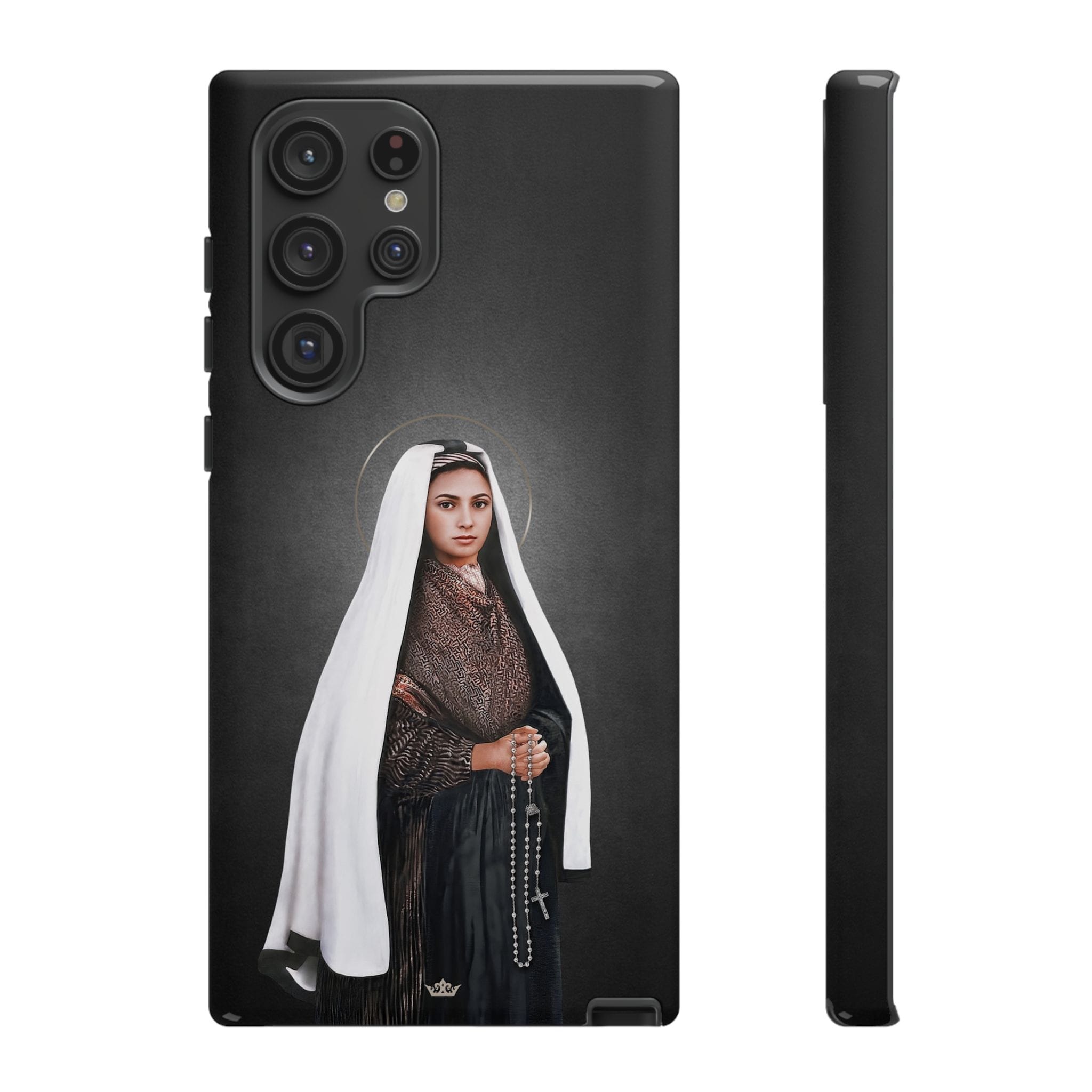 St. Bernadette Hard Phone Case (Dark) Copyright VENXARA