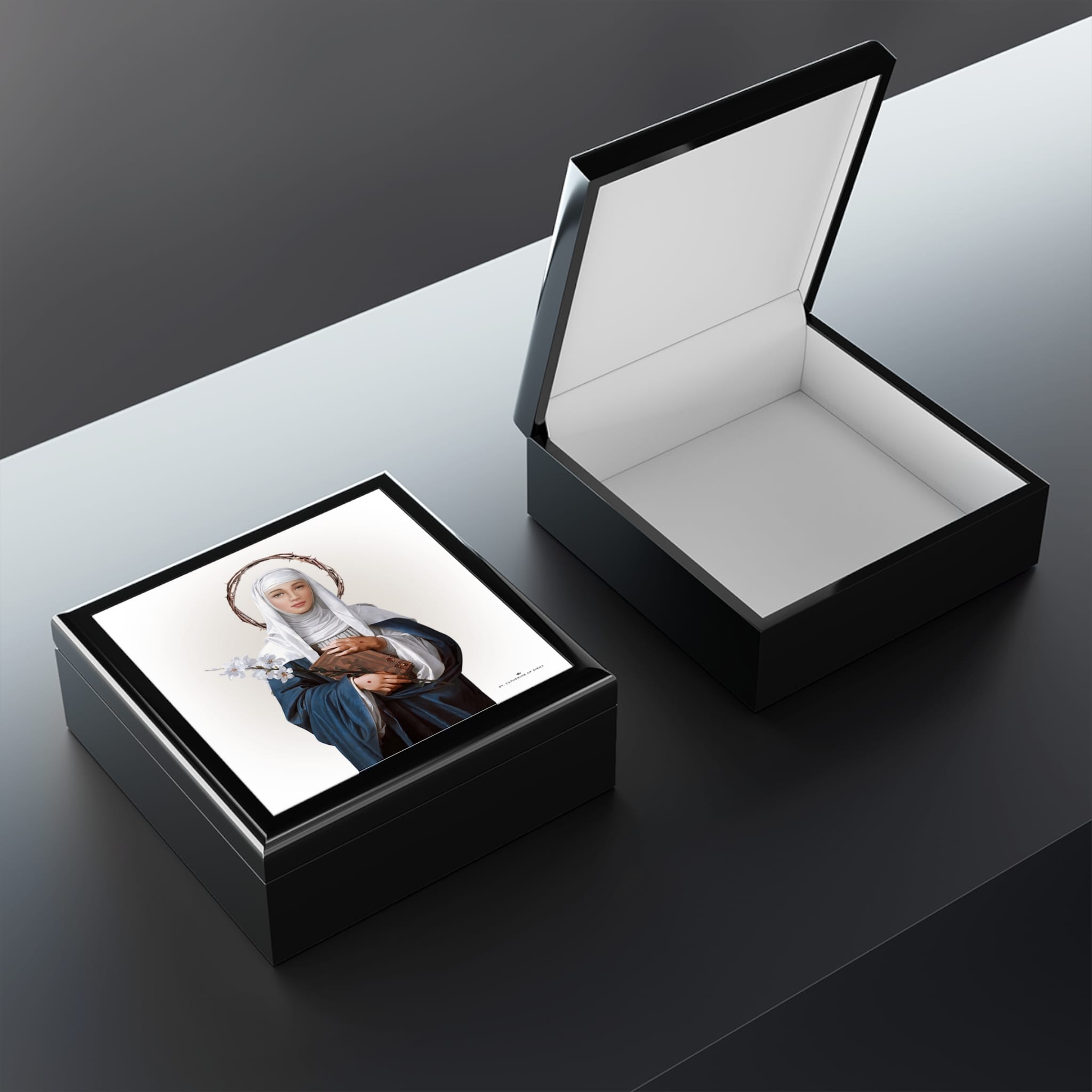 St. Catherine of Siena Keepsake Box Copyright VENXARA