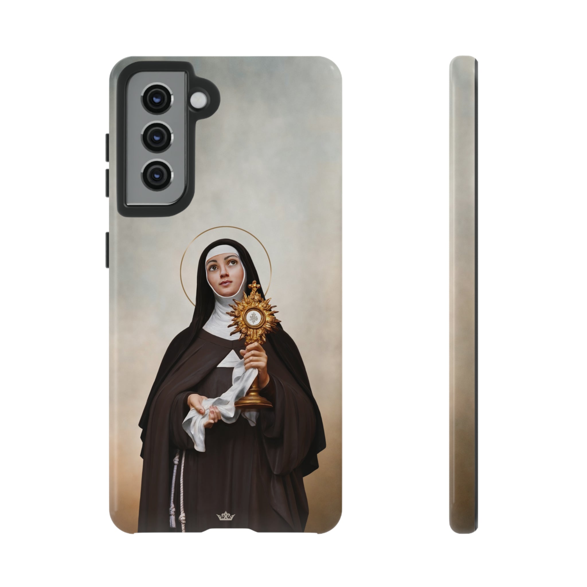 St. Clare of Assisi Hard Phone Case (Light)