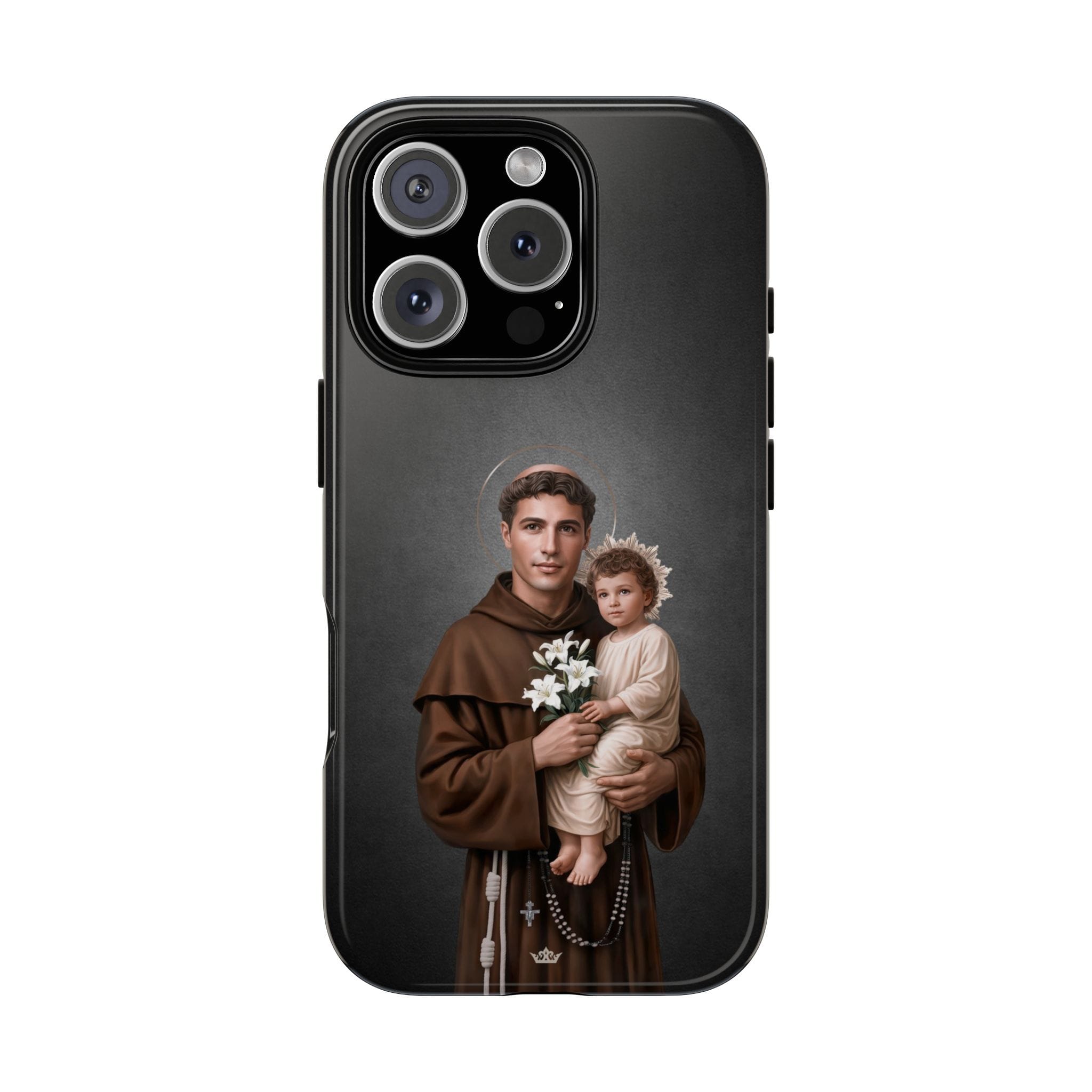 St. Anthony of Padua Hard Phone Case (Dark) Copyright VENXARA