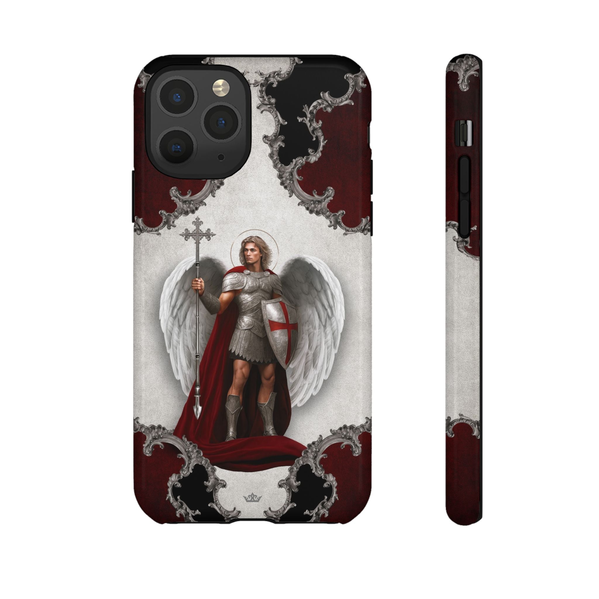 St. Michael the Archangel Victorious Hard Phone Case (Baroque)