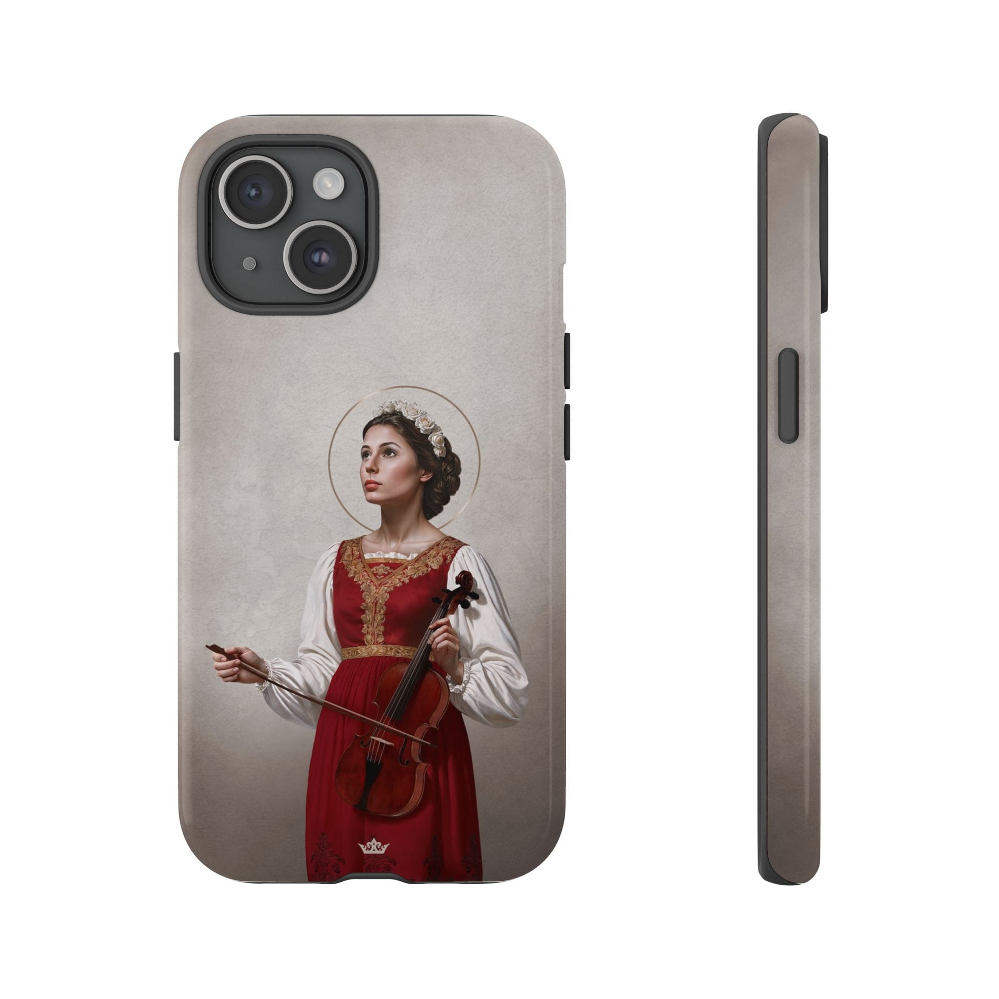 St. Cecilia Hard Phone Case (Light) Copyright VENXARA
