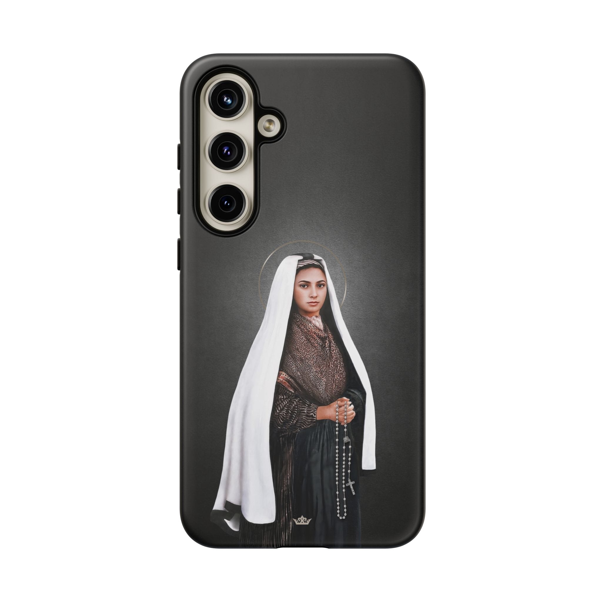 St. Bernadette Hard Phone Case (Dark) Copyright VENXARA
