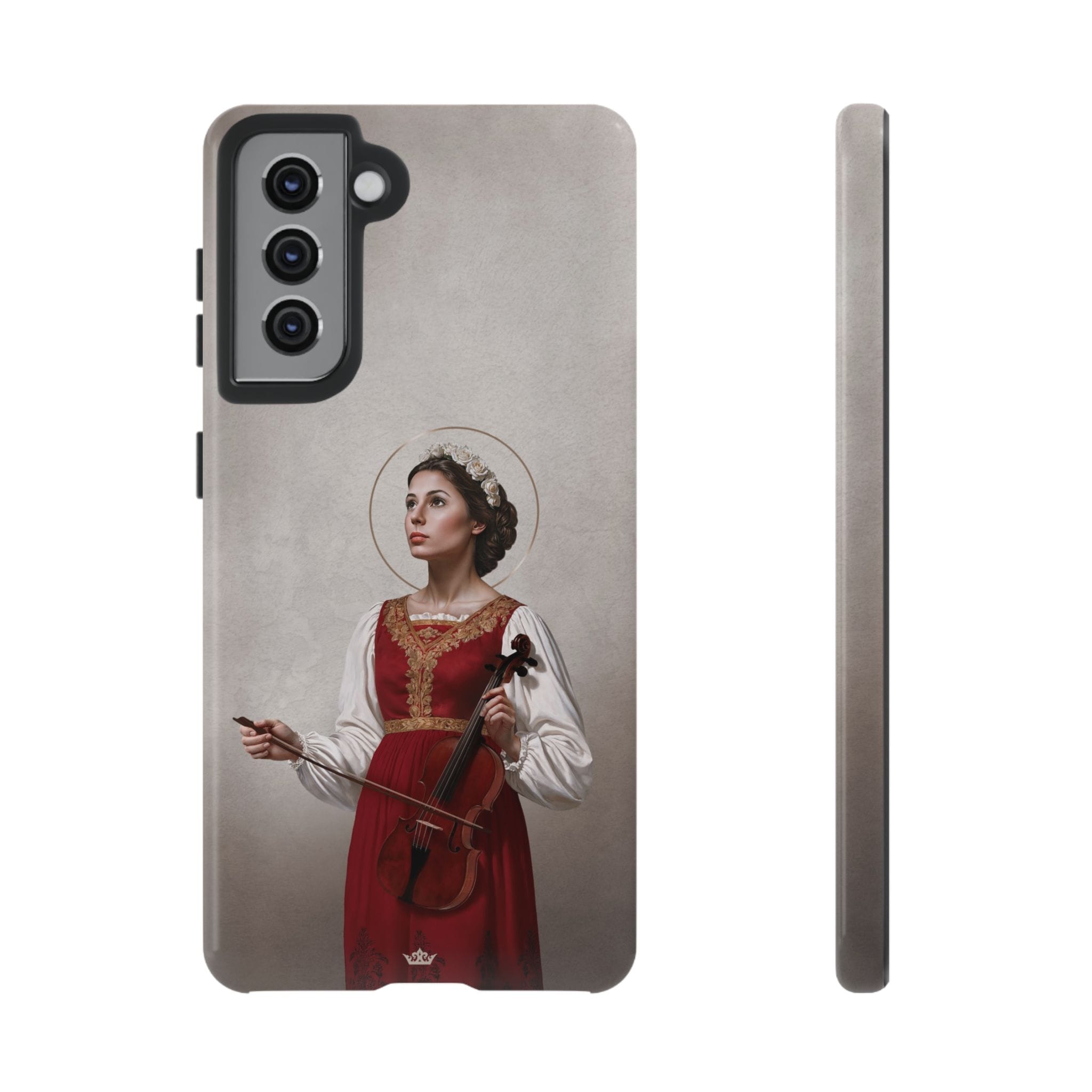 St. Cecilia Hard Phone Case (Light) Copyright VENXARA