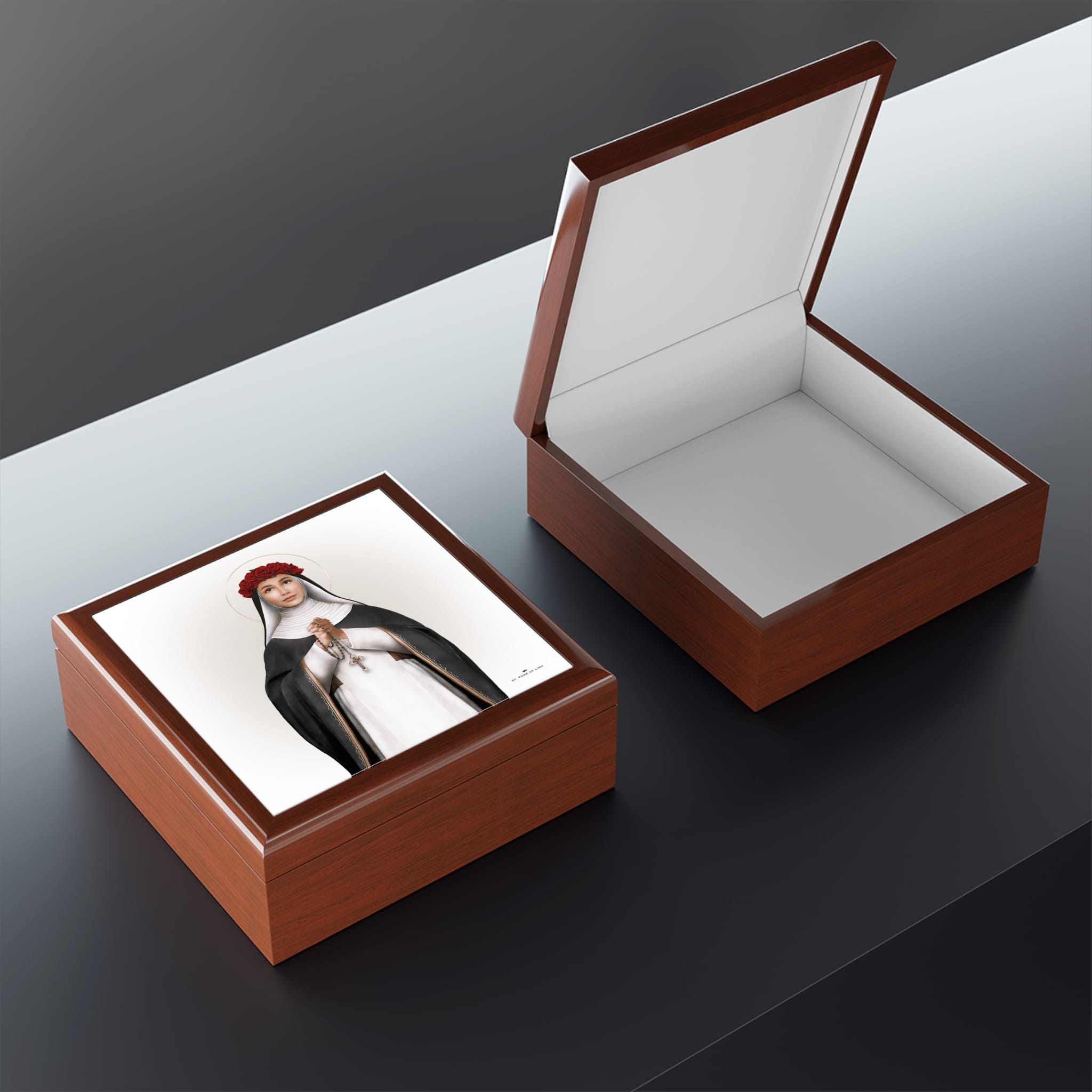 St. Rose of Lima Keepsake Box Copyright VENXARA