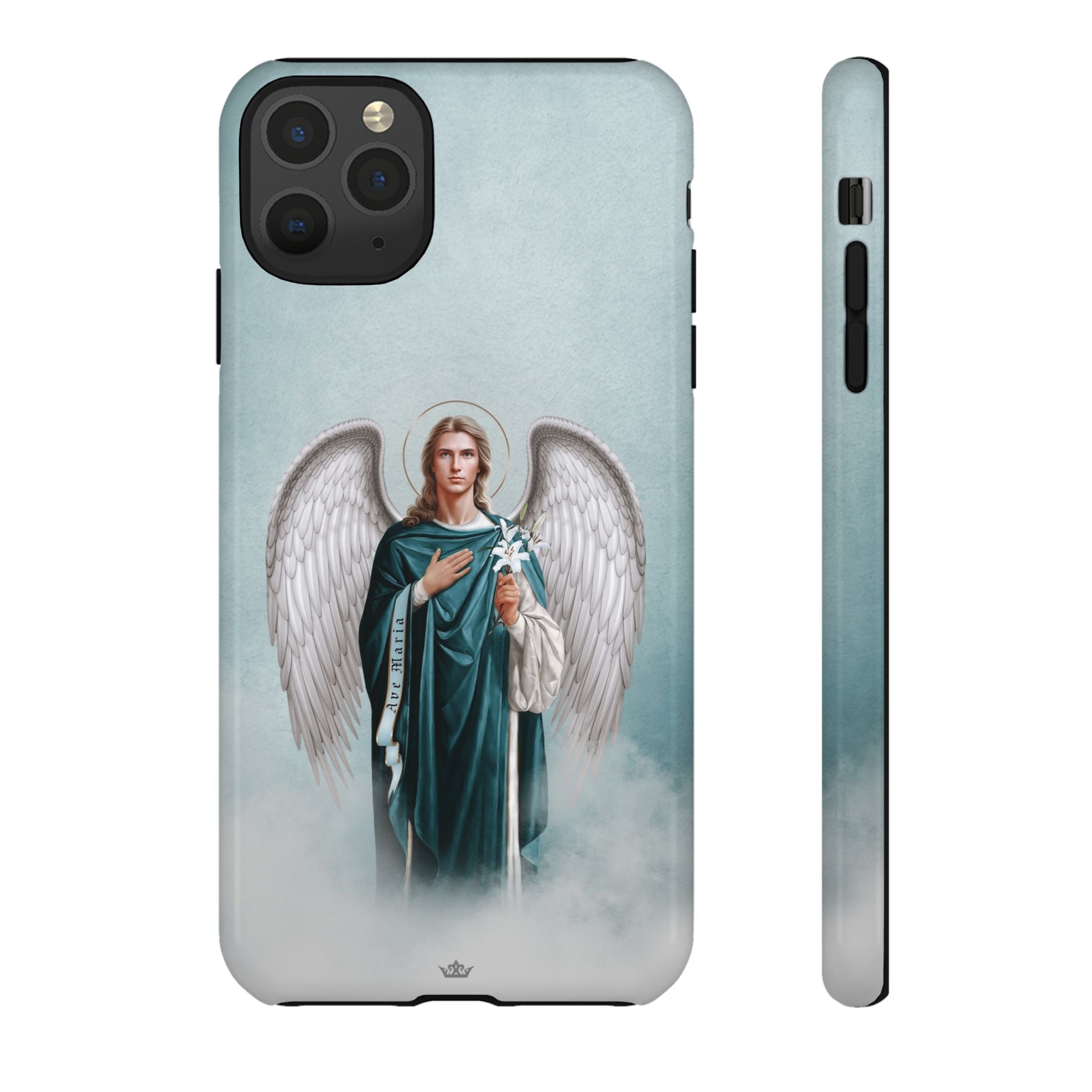 St. Gabriel the Archangel Hard Phone Case (Blue)