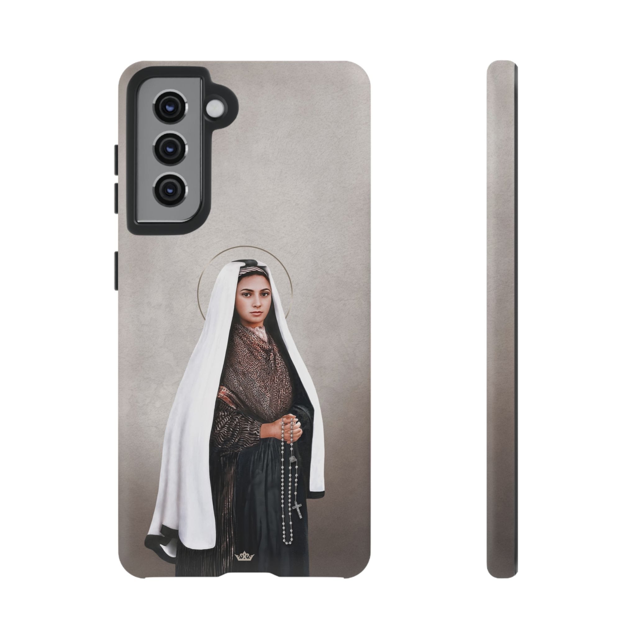 St. Bernadette Hard Phone Case (Light) Copyright VENXARA