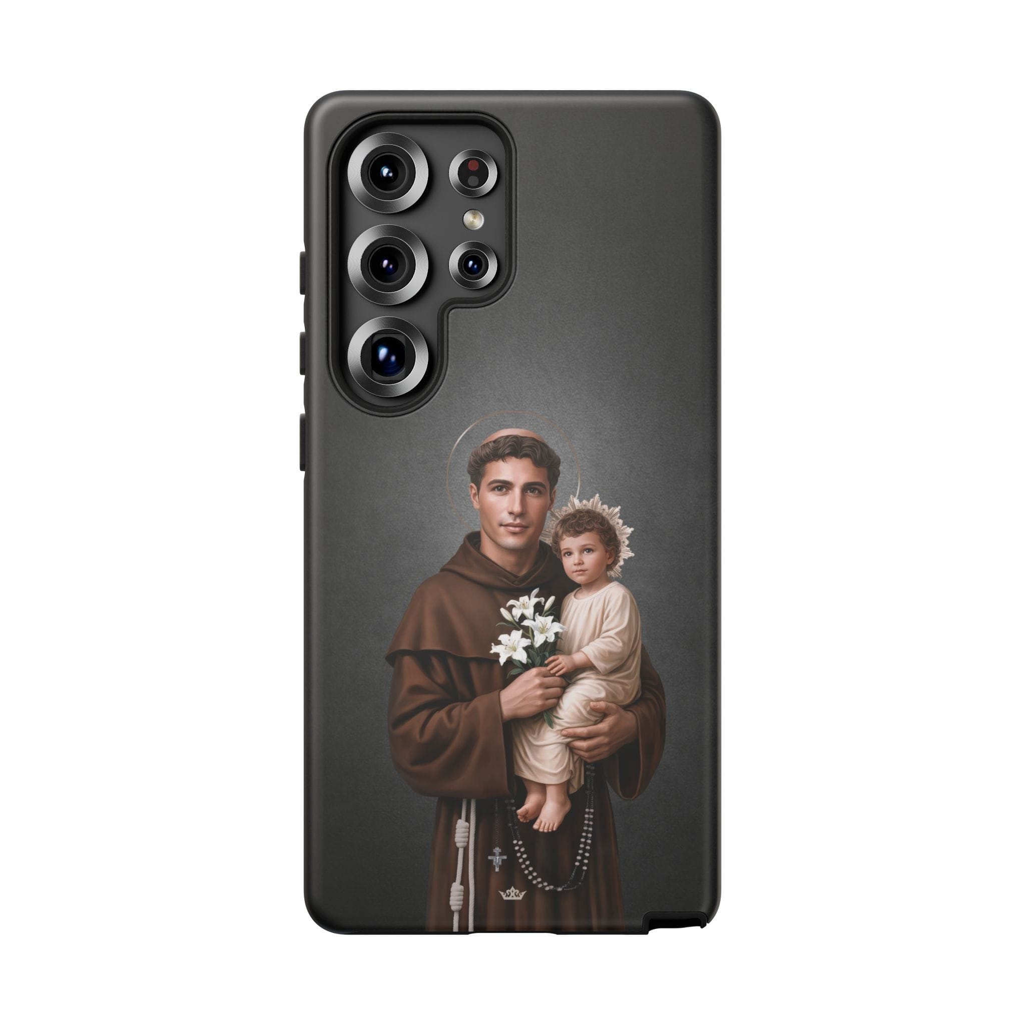 St. Anthony of Padua Hard Phone Case (Dark) Copyright VENXARA
