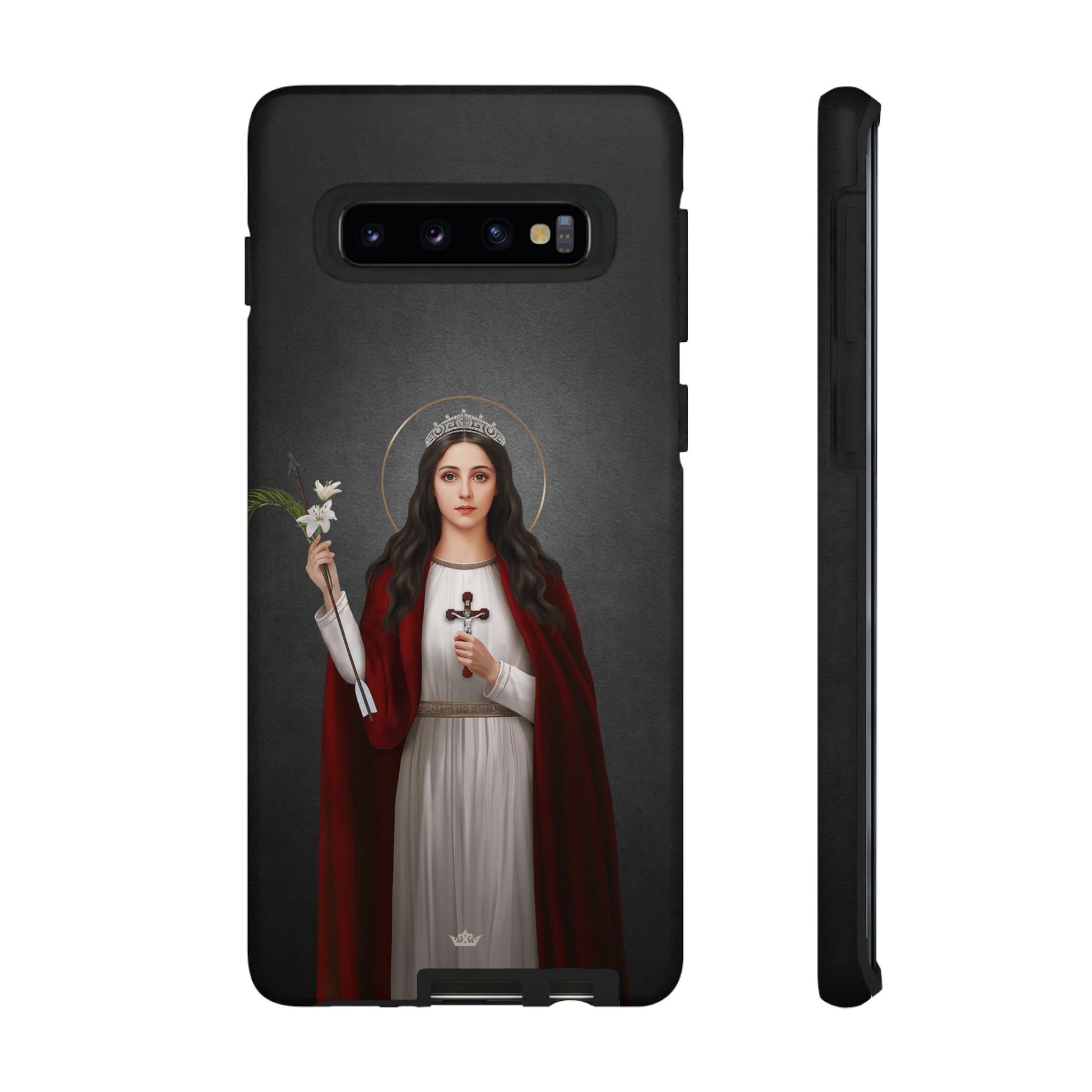 St. Philomena Hard Phone Case (Dark)