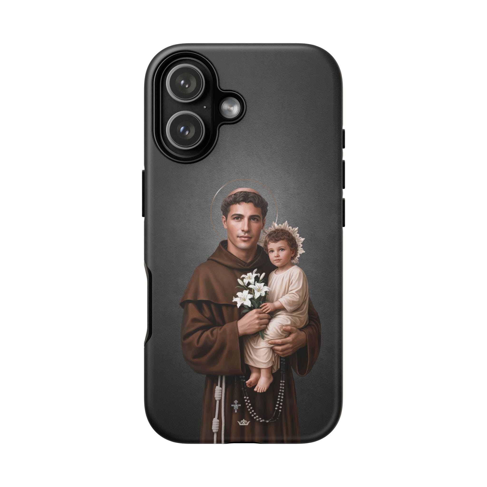 St. Anthony of Padua Hard Phone Case (Dark) Copyright VENXARA